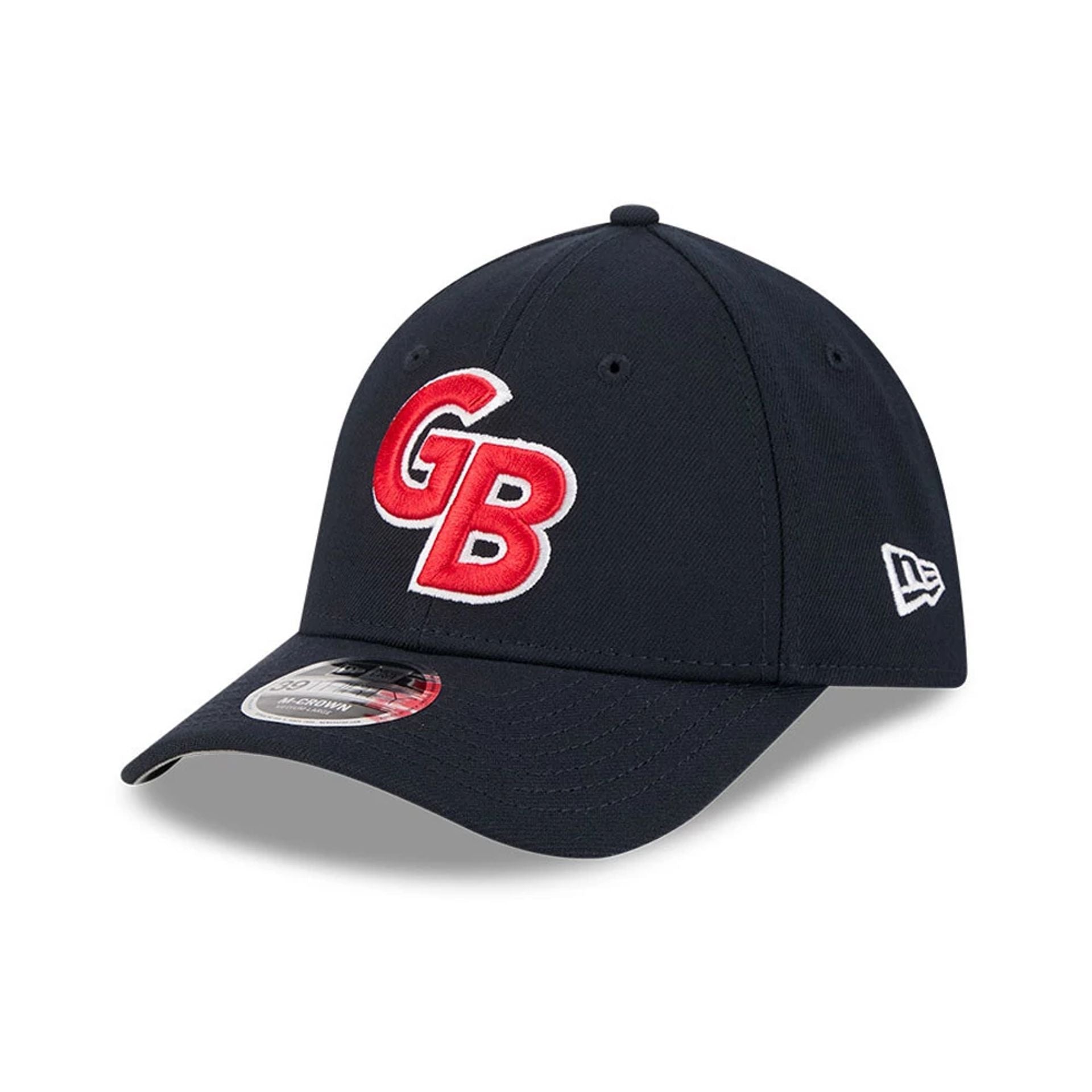 Great Britain MLB World Baseball Classic 2026 Navy 39THIRTY M-Crown Stretch Fit Cap