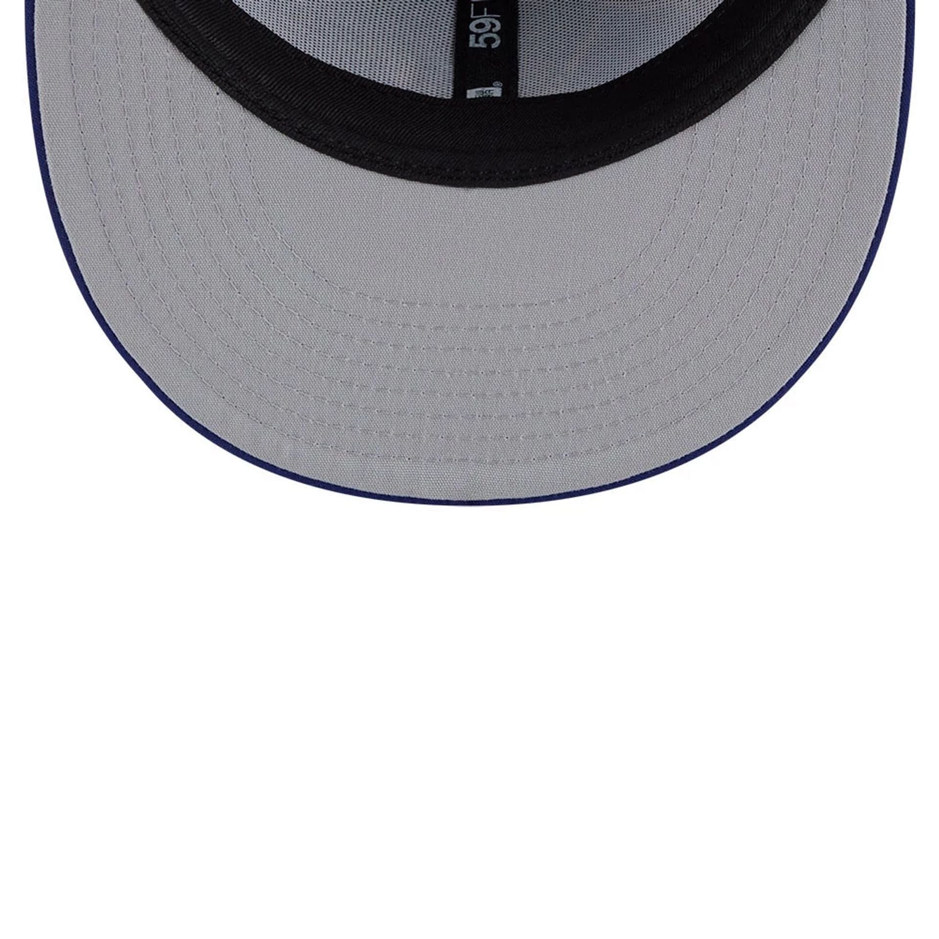 LA Dodgers MLB Leaves Dark Blue 59FIFTY Fitted Cap