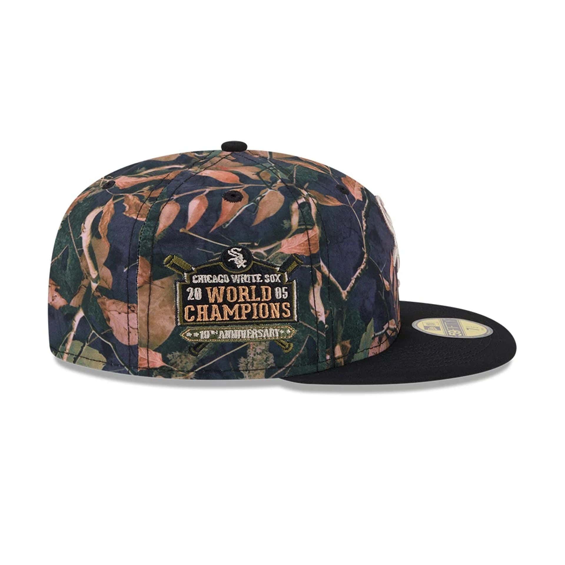 Chicago White Sox MLB Leaves Black 59FIFTY Fitted Cap