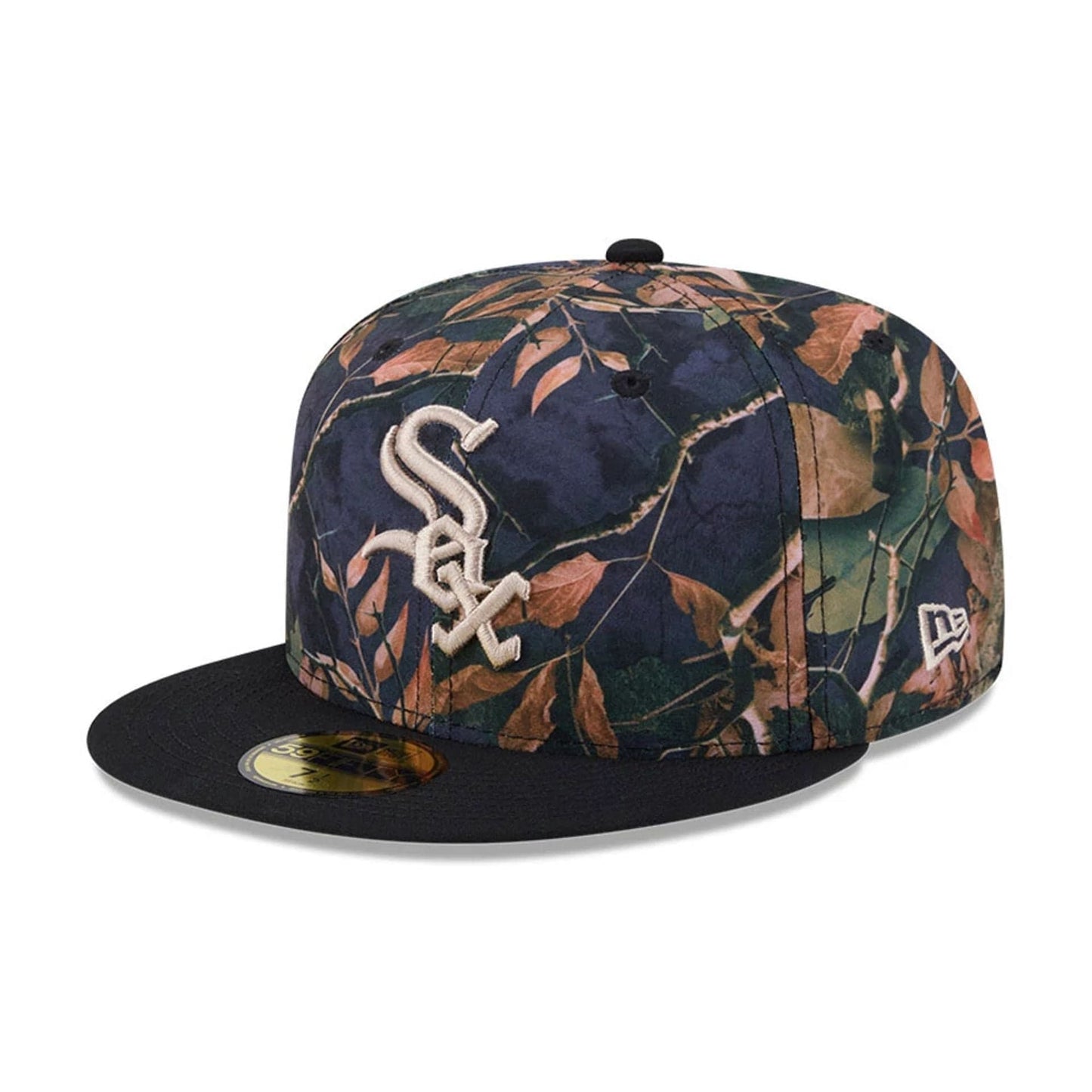 Chicago White Sox MLB Leaves Black 59FIFTY Fitted Cap