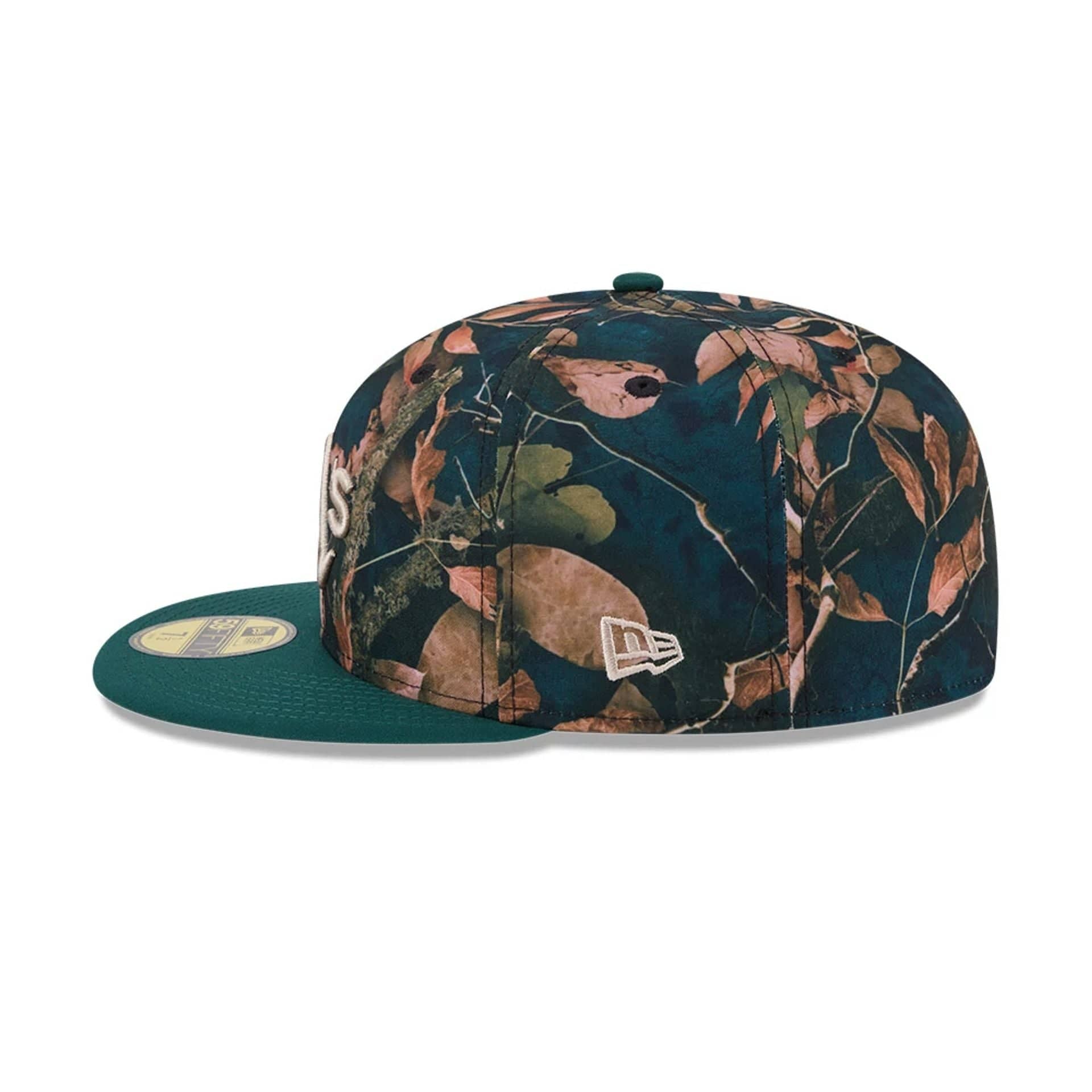 Athletics MLB Leaves Dark Green 59FIFTY Fitted Cap