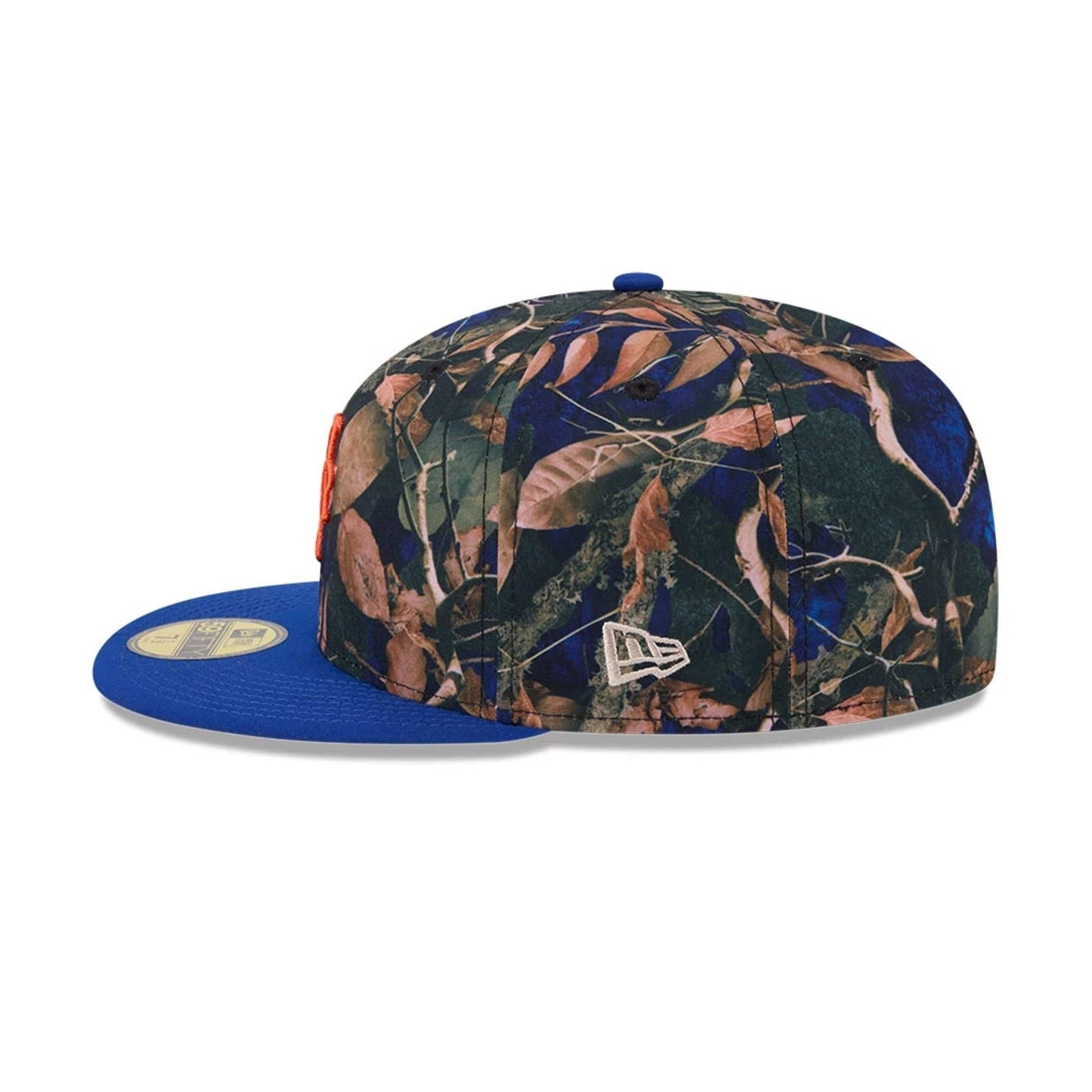 New York Mets MLB Leaves Blue 59FIFTY Fitted Cap