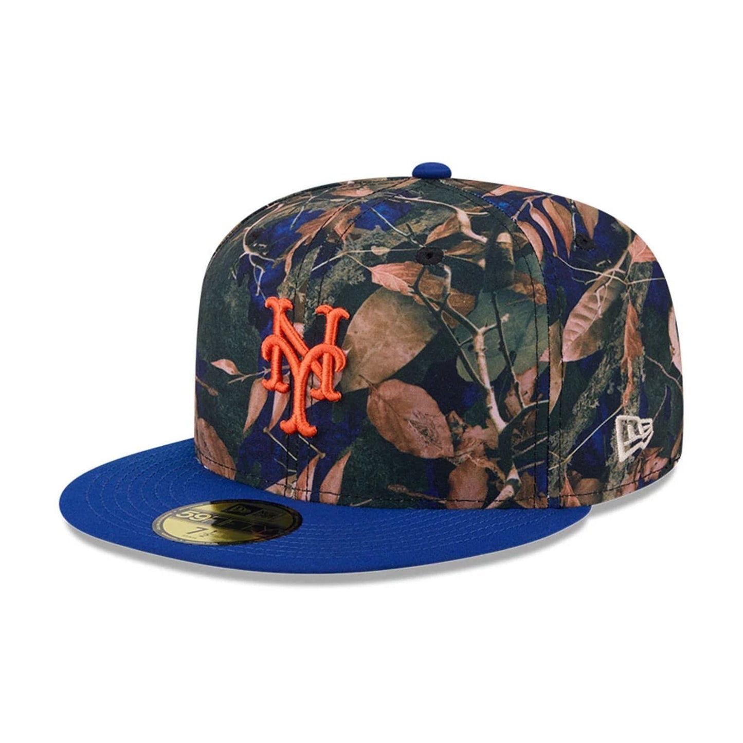 New York Mets MLB Leaves Blue 59FIFTY Fitted Cap