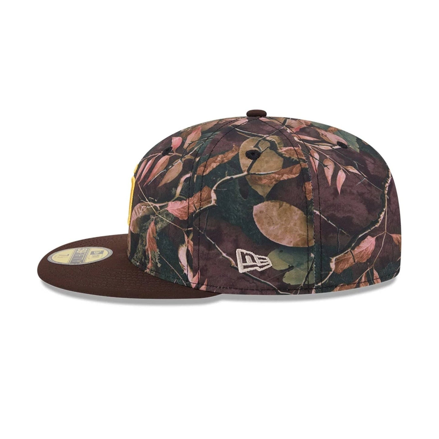 San Diego Padres MLB Leaves Dark Brown 59FIFTY Fitted Cap