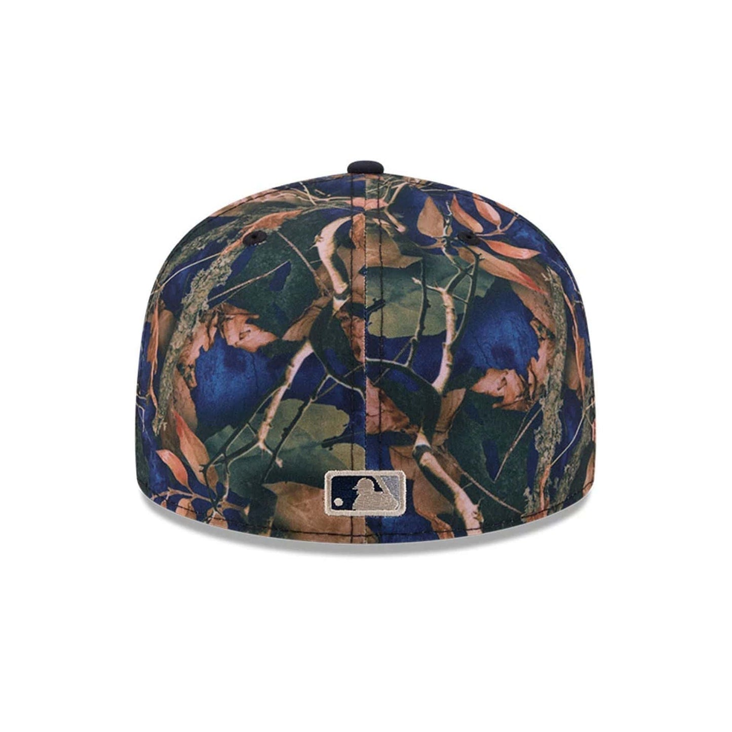 New York Yankees MLB Leaves Navy 59FIFTY Fitted Cap