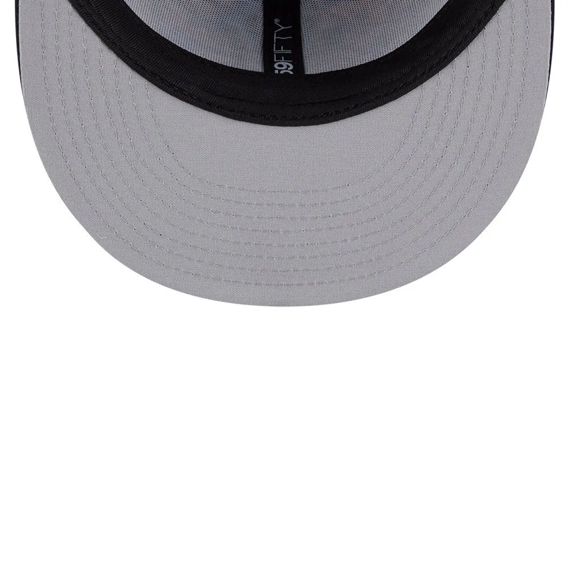 New York Yankees MLB Leaves Navy 59FIFTY Fitted Cap