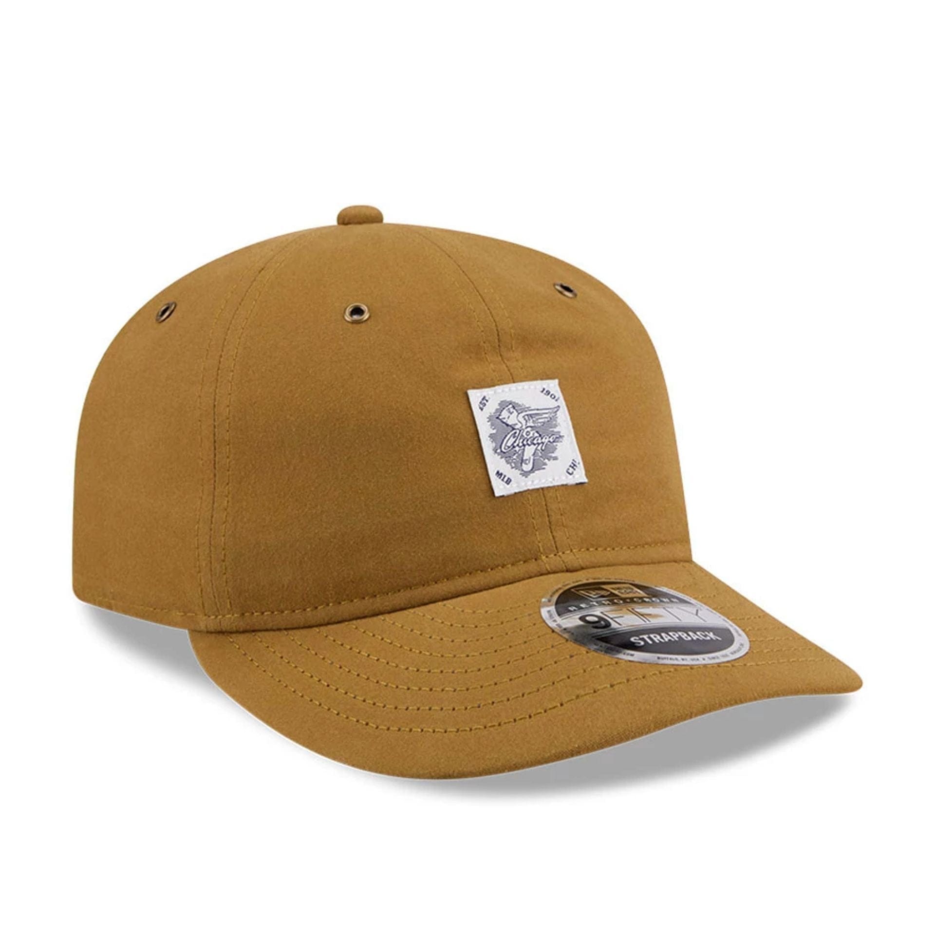 Chicago White Sox MLB Brushed Dark Beige Retro Crown 9FIFTY Adjustable Cap