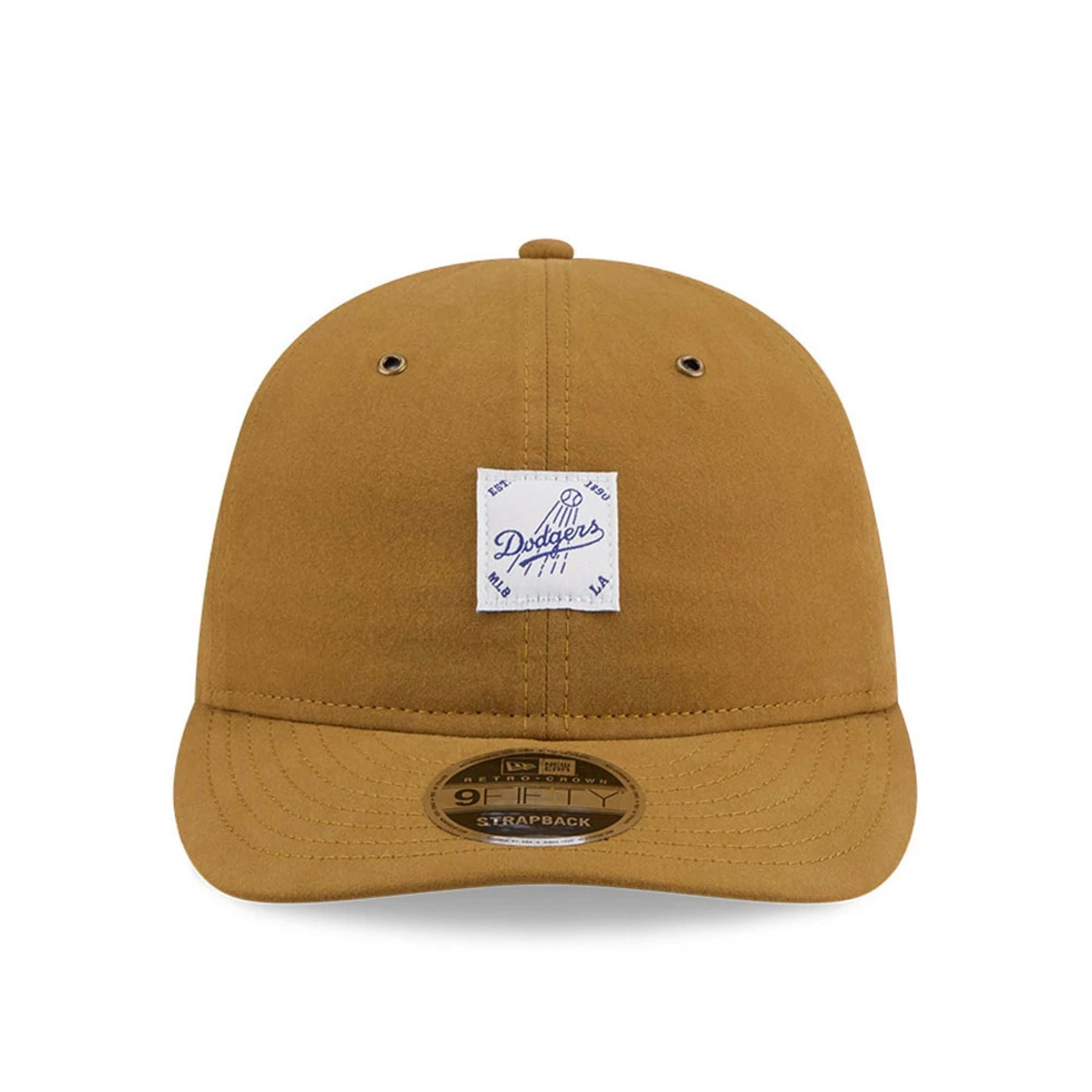 LA Dodgers MLB Brushed Dark Beige Retro Crown 9FIFTY Adjustable Cap