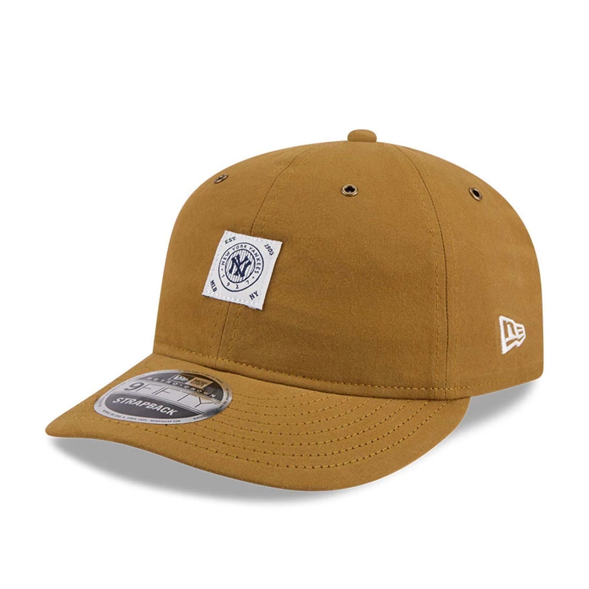 New York Yankees MLB Brushed Dark Beige Retro Crown 9FIFTY Adjustable Cap