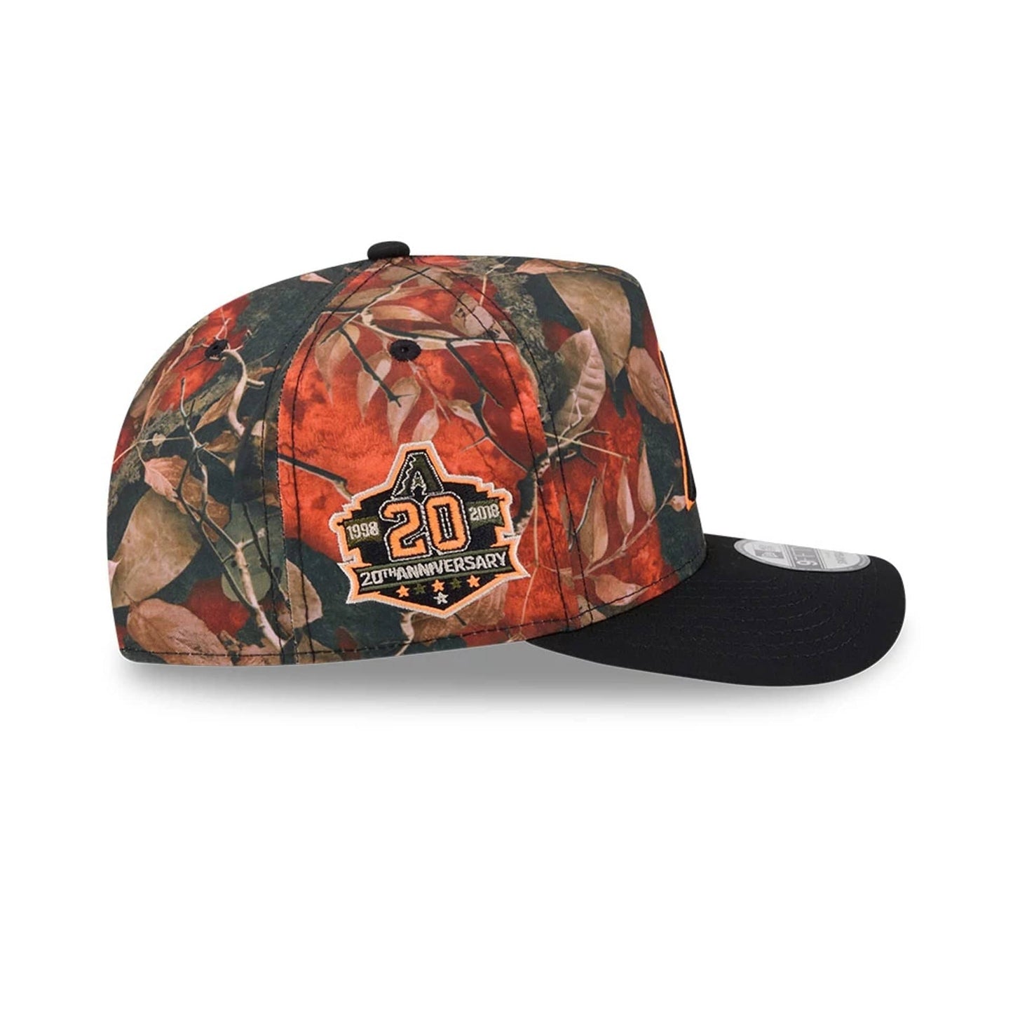 Arizona Diamondbacks MLB Leaves Bright Orange 9FIFTY A-Frame Snapback Cap