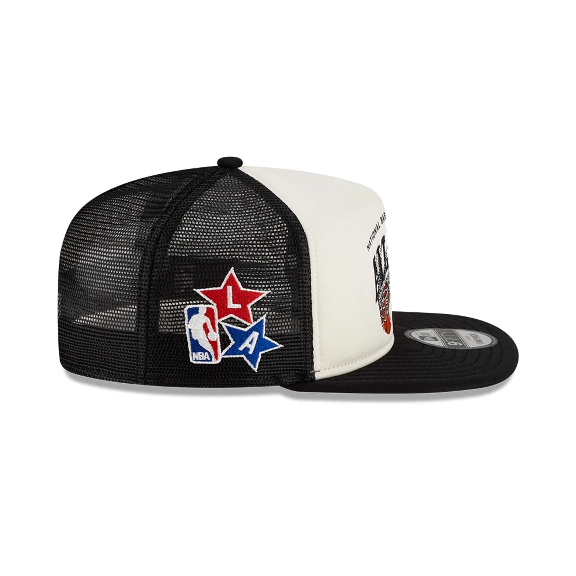 NBA All Star Game NBA X Alpha White 9FIFTY A-Frame Trucker Adjustable Cap