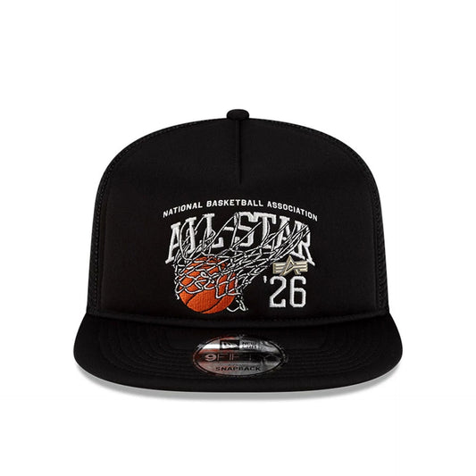NBA All Star Game NBA X Alpha Black 9FIFTY A-Frame Trucker Adjustable Cap