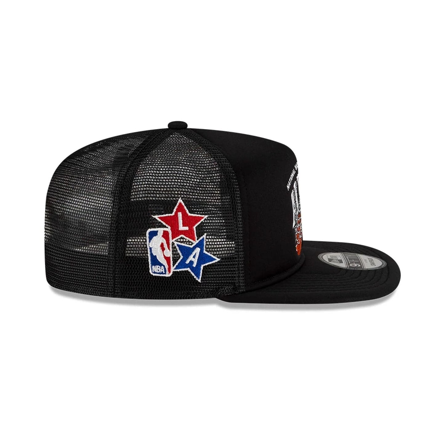 NBA All Star Game NBA X Alpha Black 9FIFTY A-Frame Trucker Adjustable Cap