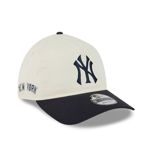 New York Yankees MLB Chrome White 9TWENTY A-Frame Adjustable Cap