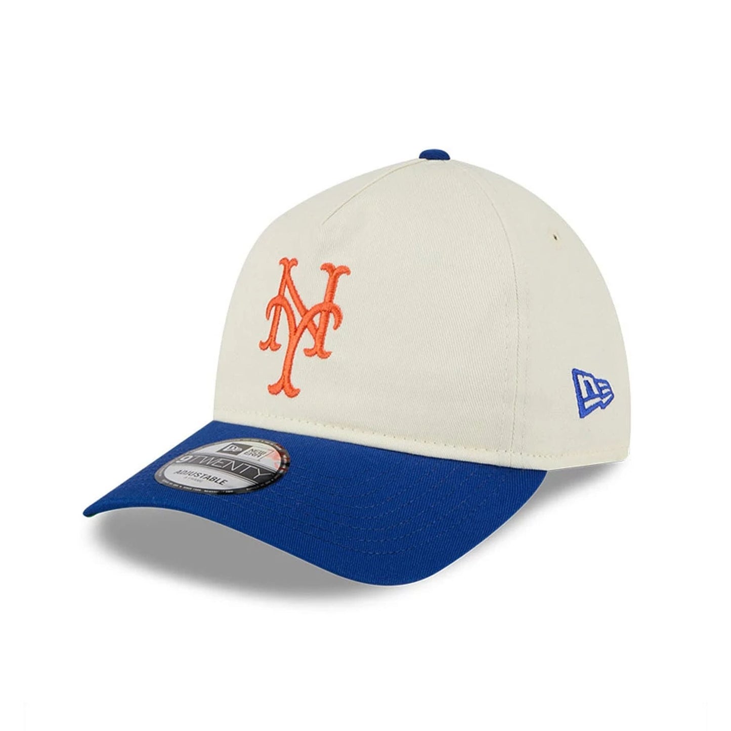 New York Mets MLB Chrome White 9TWENTY A-Frame Adjustable Cap