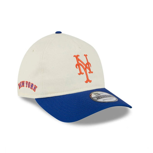 New York Mets MLB Chrome White 9TWENTY A-Frame Adjustable Cap