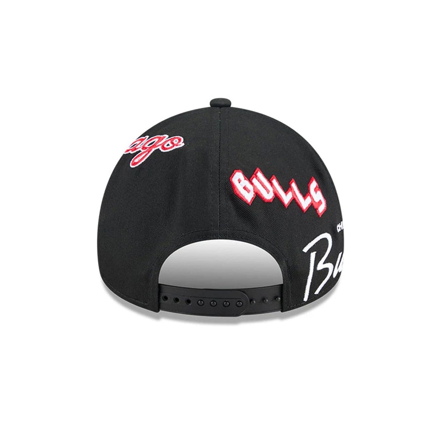Chicago Bulls NBA All Over Black 9FORTY A-Frame Adjustable Cap