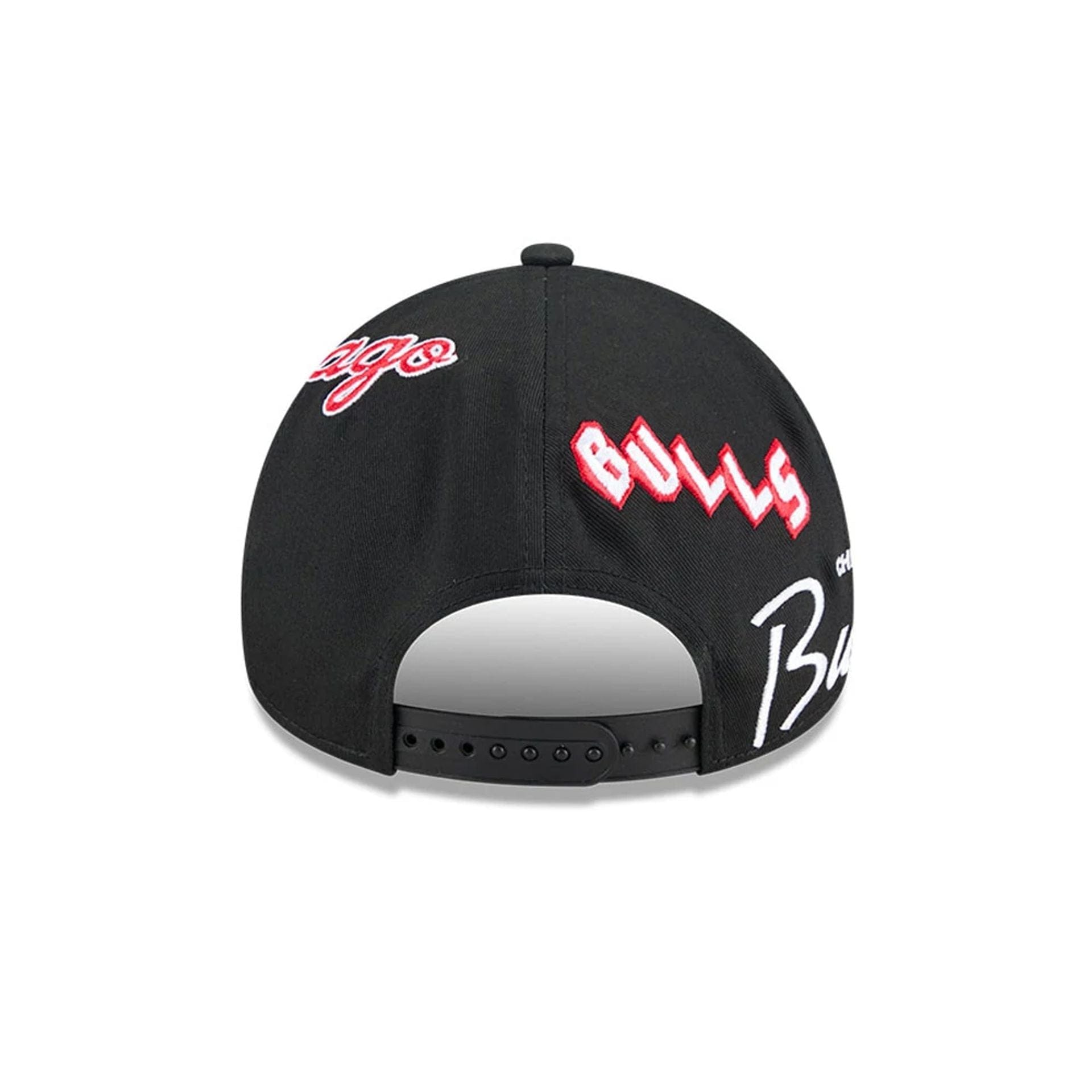 Chicago Bulls NBA All Over Black 9FORTY A-Frame Adjustable Cap