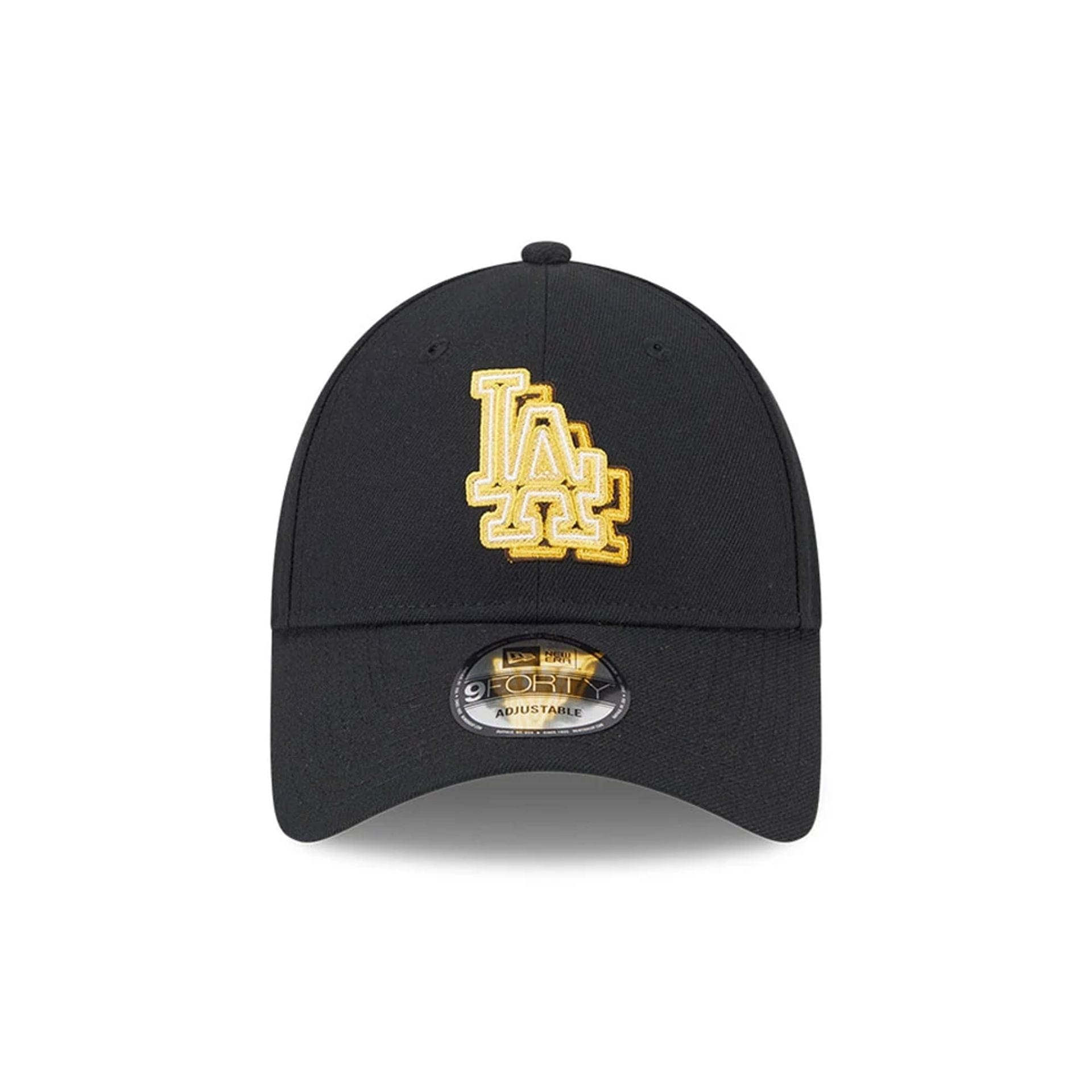 LA Dodgers MLB Neon Black 9FORTY Adjustable Cap