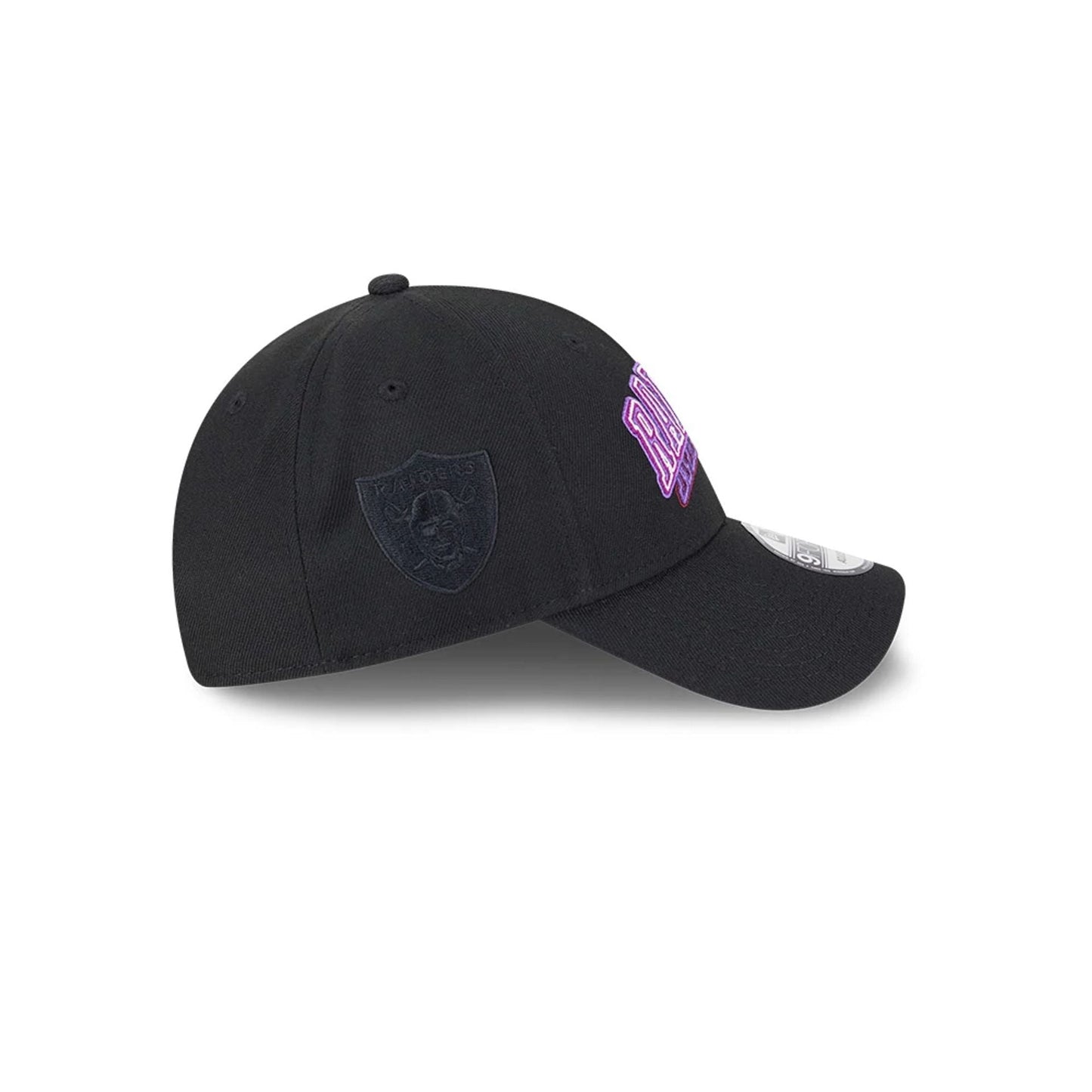 Las Vegas Raiders NFL Neon Black 9FORTY Adjustable Cap