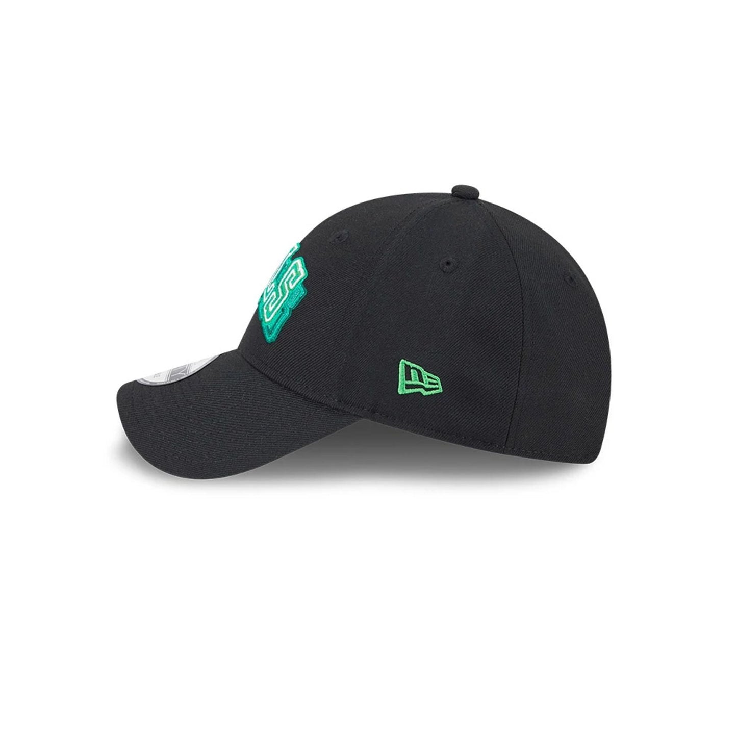 Chicago Bulls NBA Neon Black 9FORTY Adjustable Cap