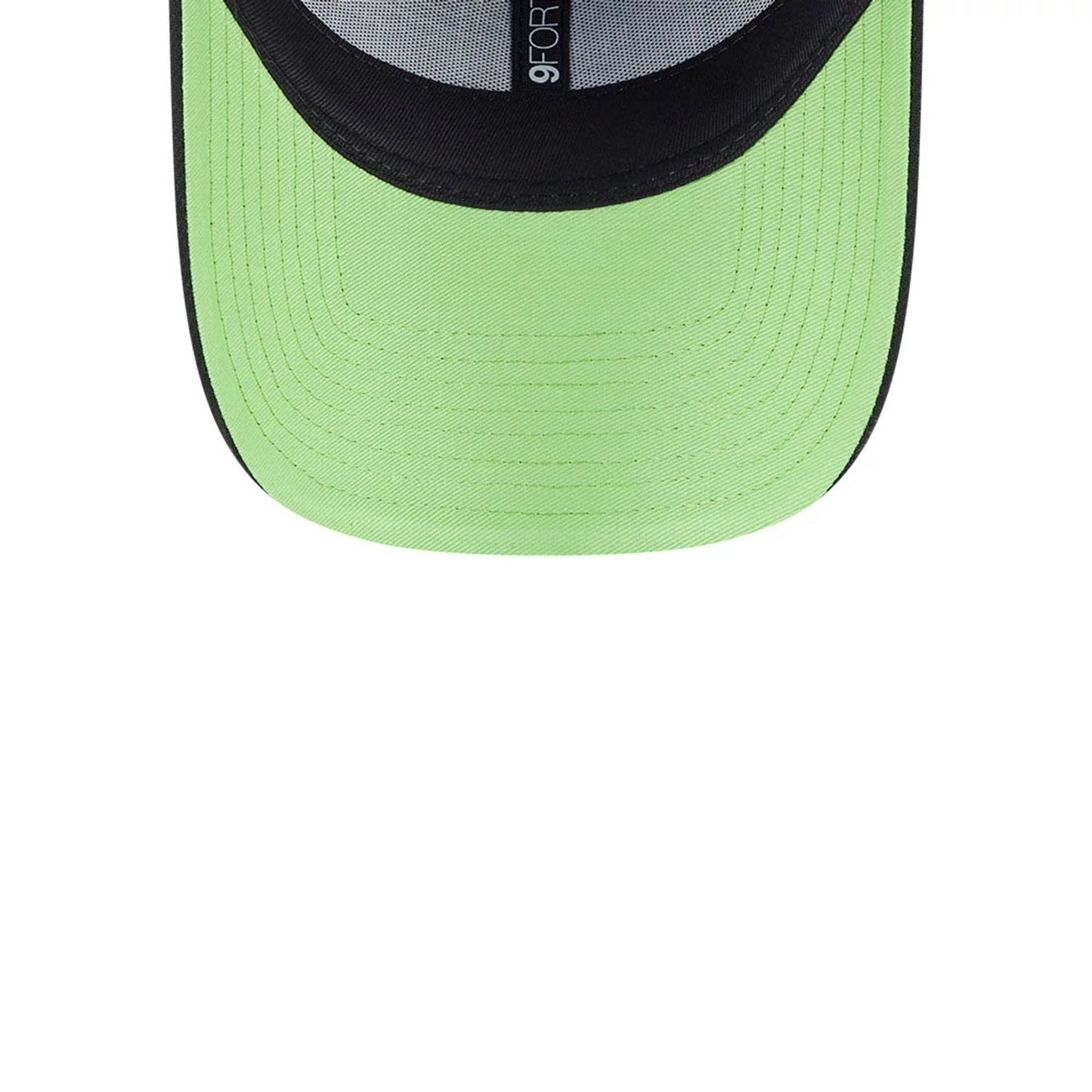 Chicago Bulls NBA Neon Black 9FORTY Adjustable Cap