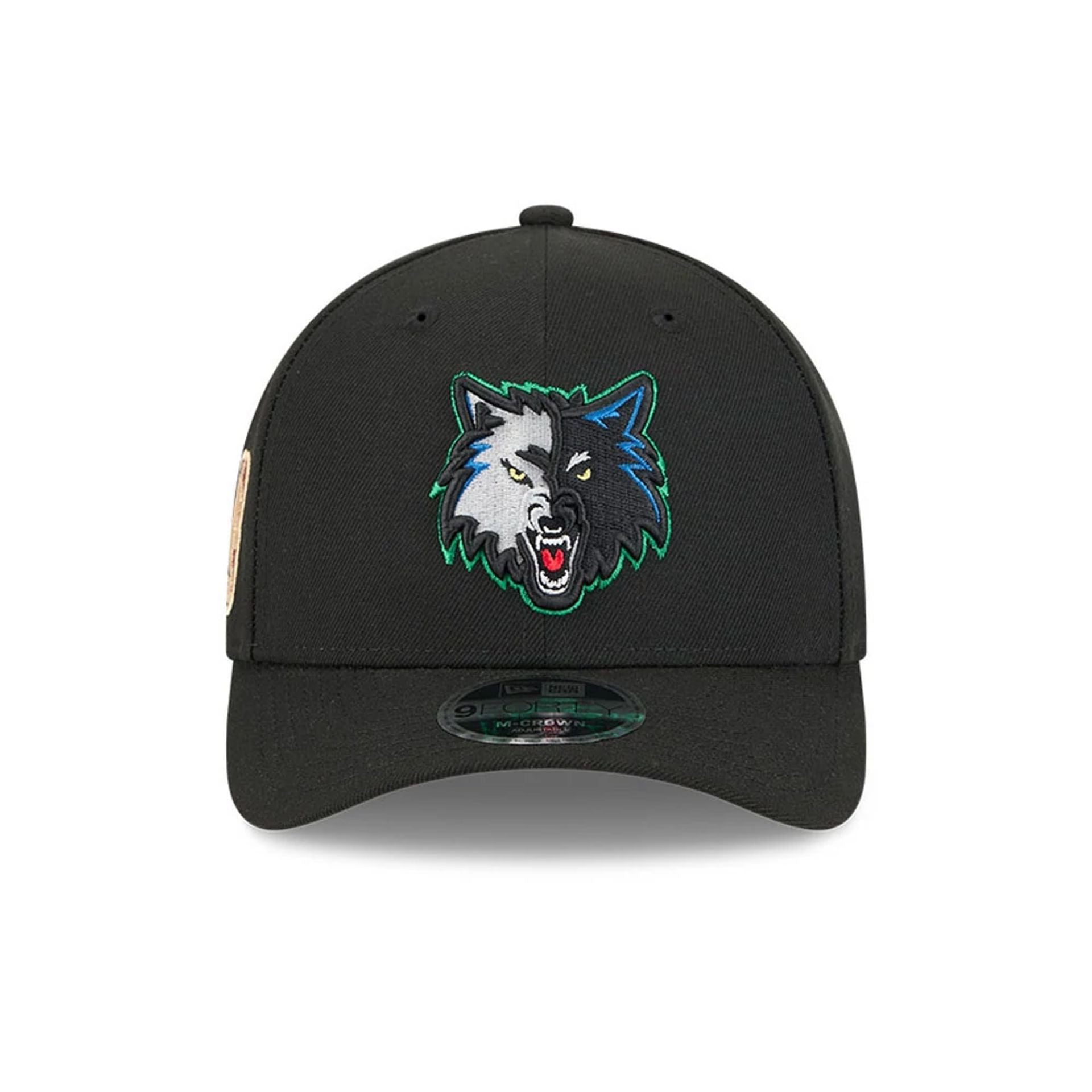 Minnesota Timberwolves NBA Classic Black 9FORTY M-Crown Adjustable Cap