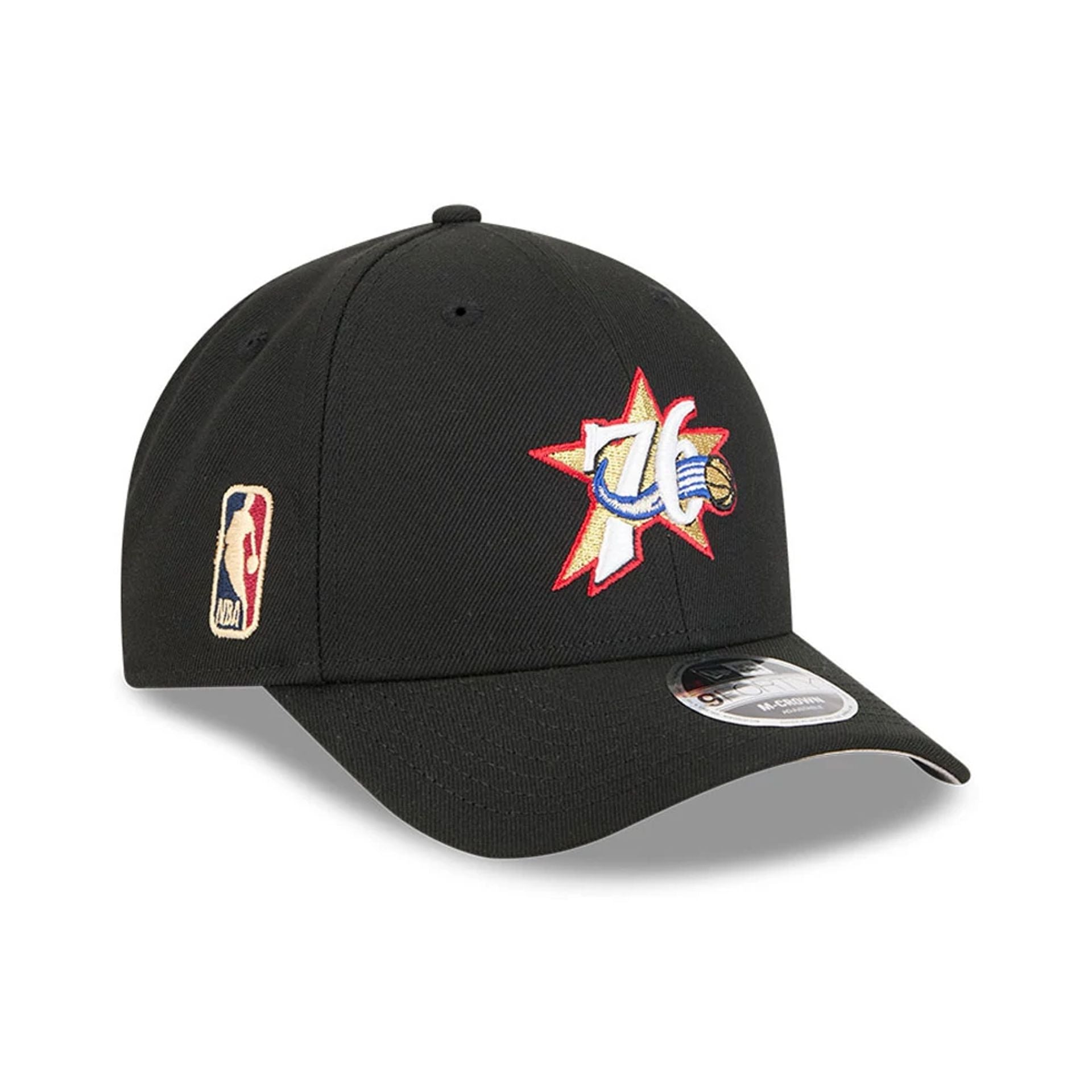 Philadelphia 76ers NBA Classic Black 9FORTY M-Crown Adjustable Cap