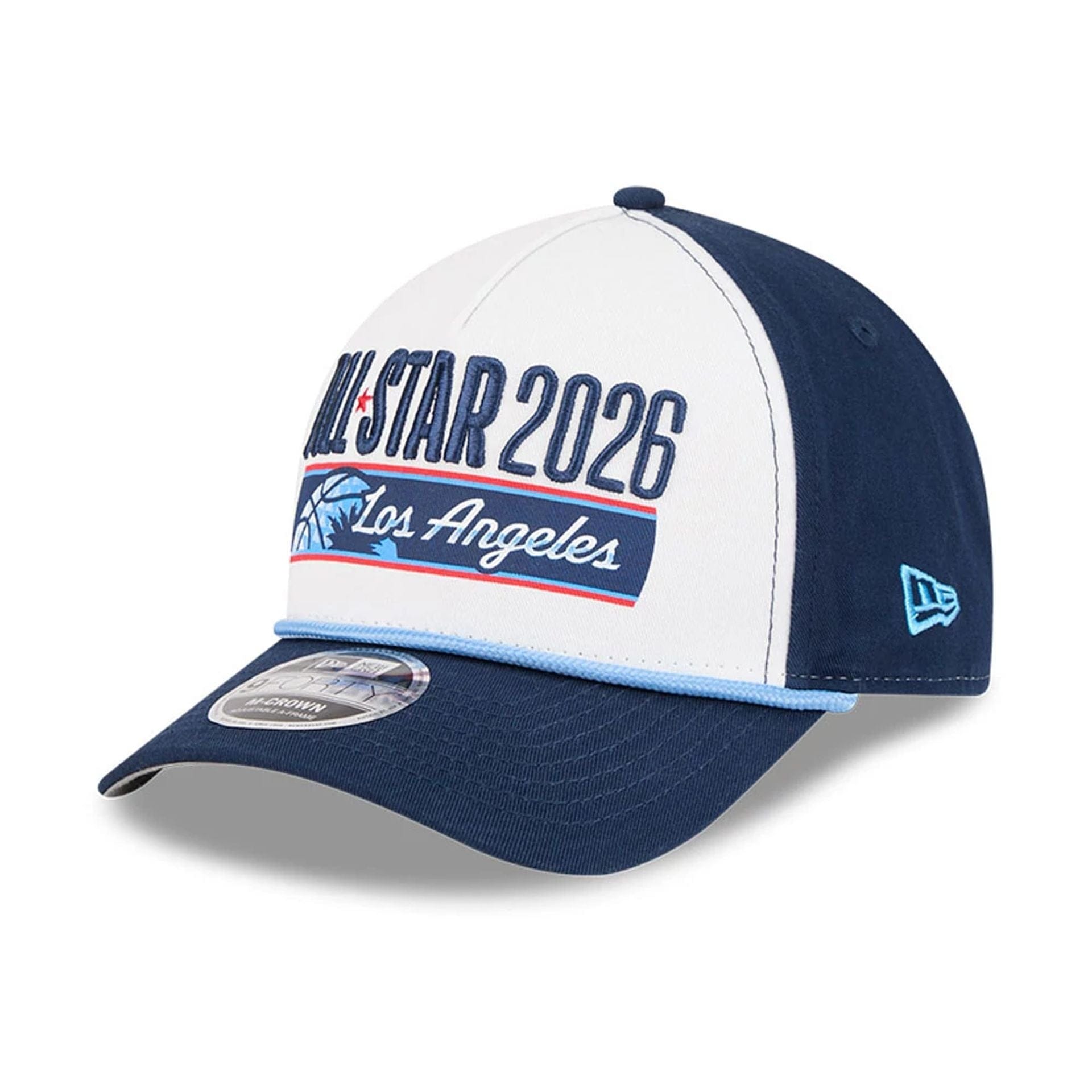 NBA All Star Game 2026 Logo White 9FORTY M-Crown A-Frame Adjustable Cap