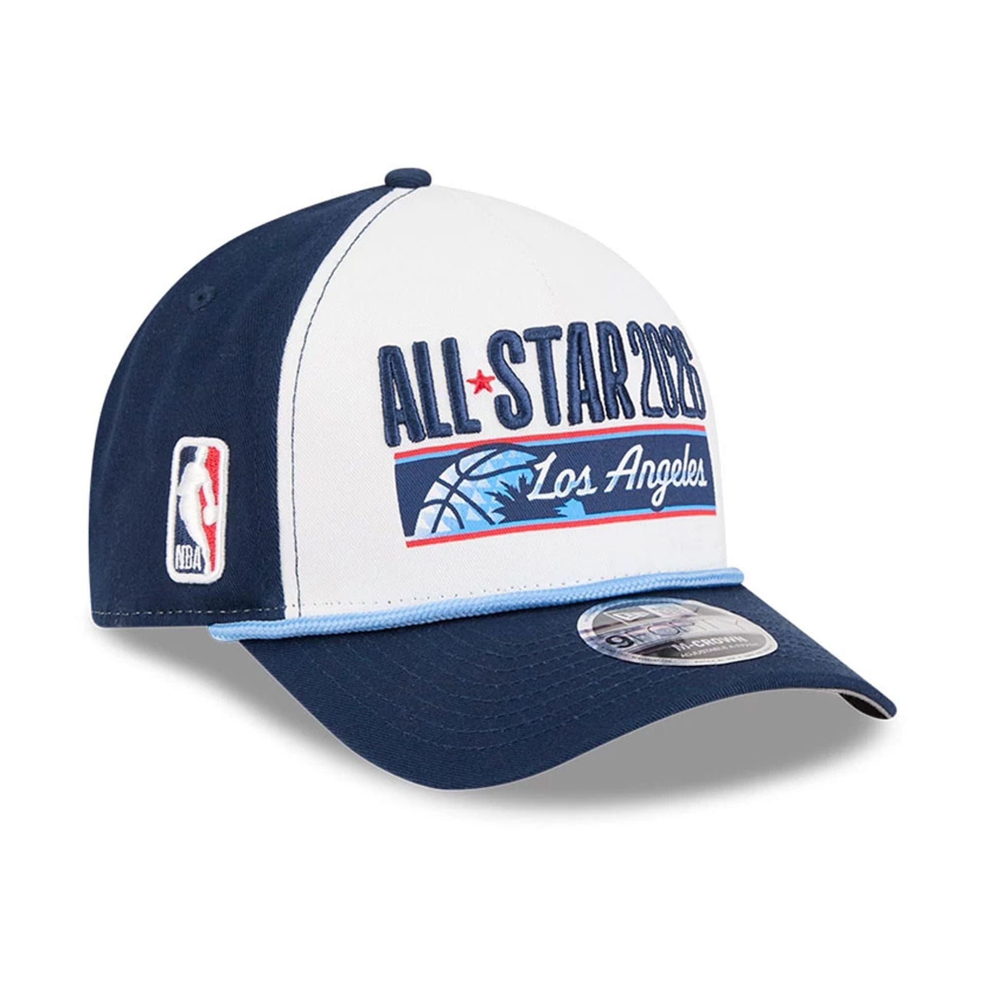 NBA All Star Game 2026 Logo White 9FORTY M-Crown A-Frame Adjustable Cap