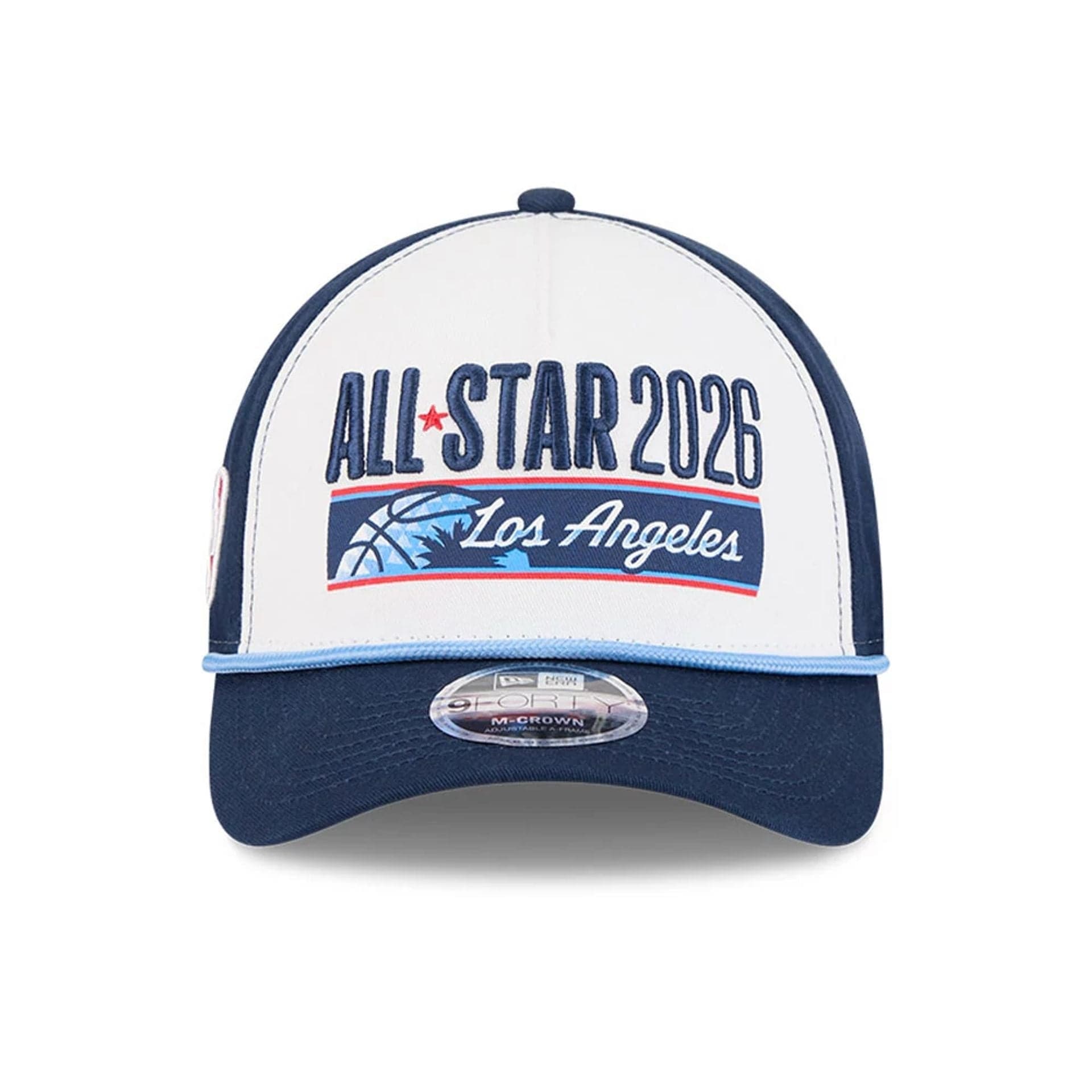 NBA All Star Game 2026 Logo White 9FORTY M-Crown A-Frame Adjustable Cap