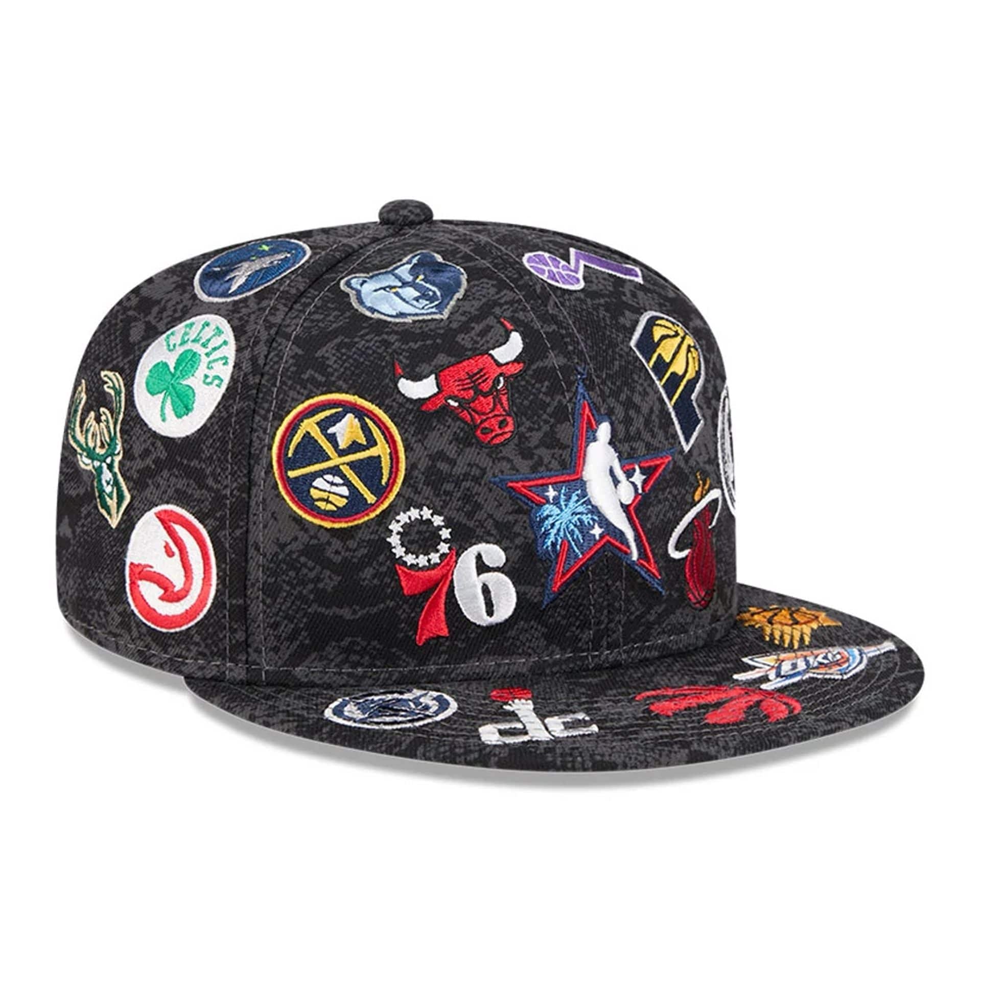NBA All Star Game 2026 Logo Black 59FIFTY Fitted Cap