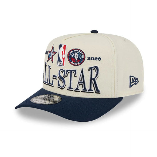 NBA All Star Game 2026 White 9FIFTY A-Frame Snapback Adjustable Cap