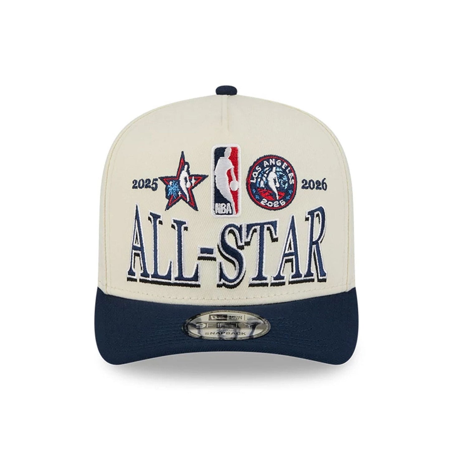 NBA All Star Game 2026 White 9FIFTY A-Frame Snapback Adjustable Cap