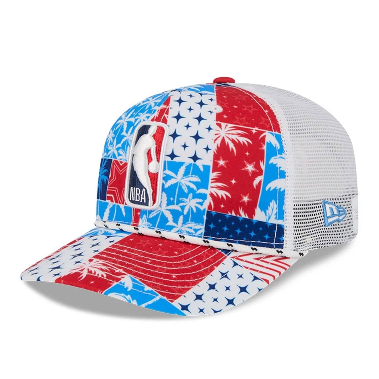 NBA All Star Game 2026 White 9SEVENTY Stretch Snap Adjustable Cap