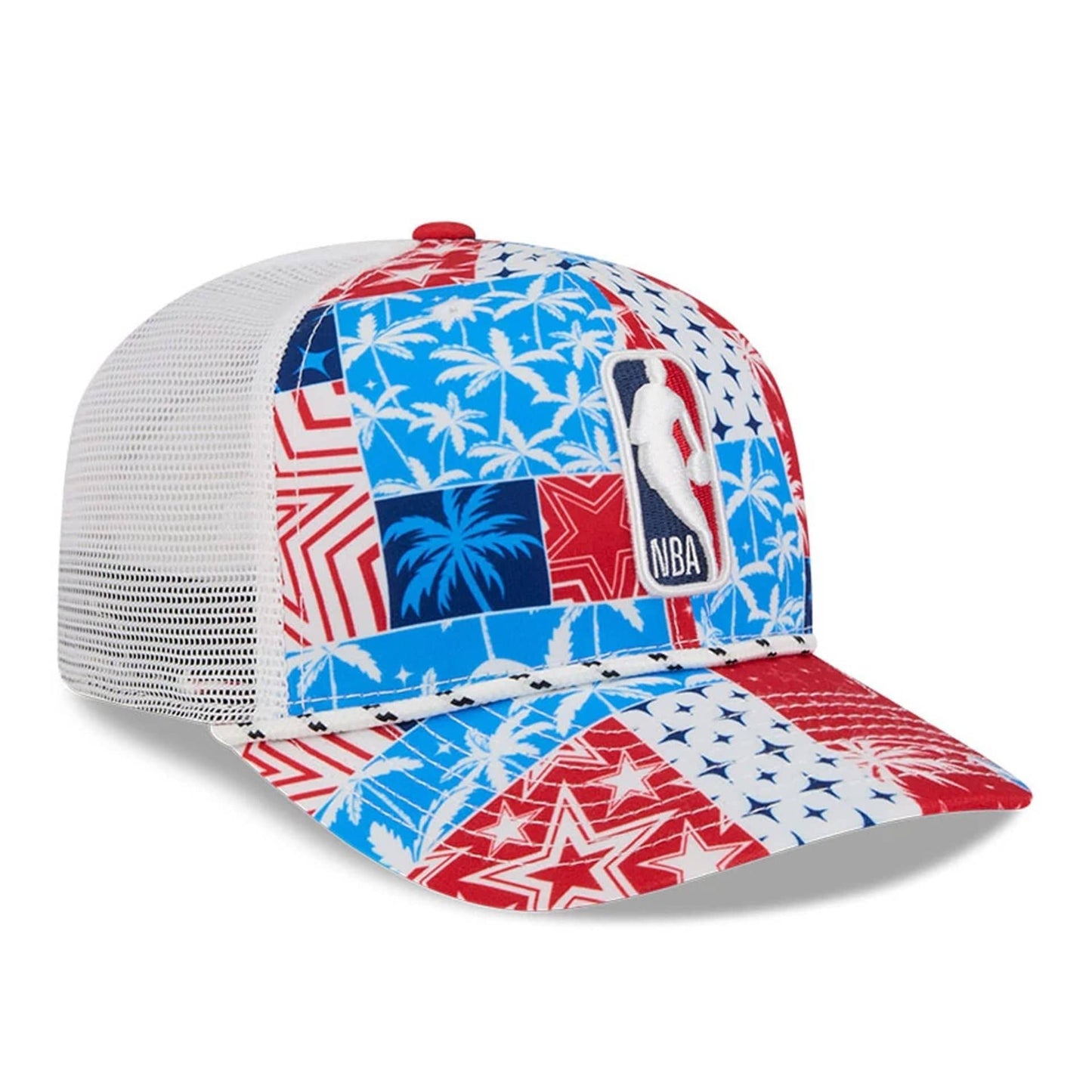 NBA All Star Game 2026 White 9SEVENTY Stretch Snap Adjustable Cap