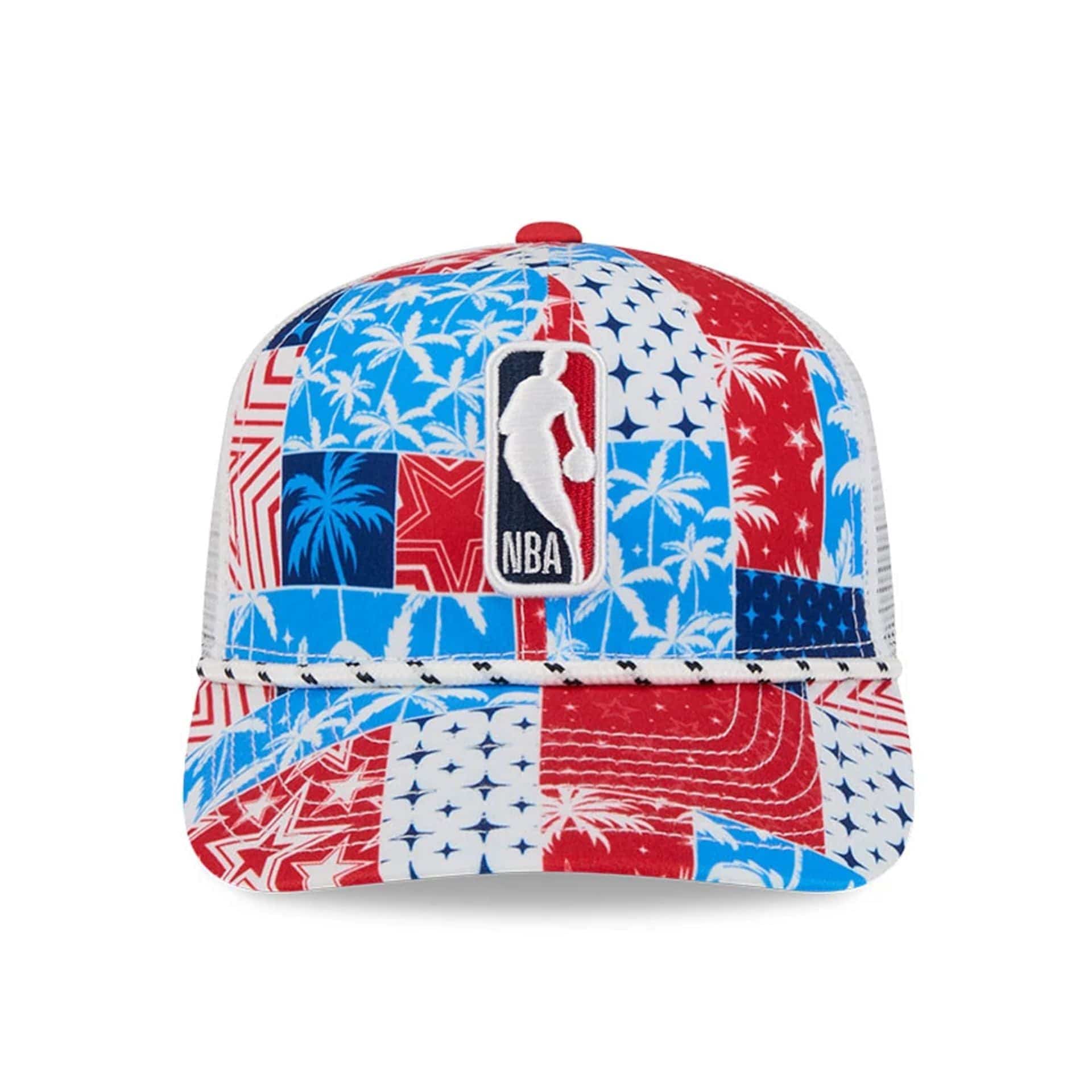 NBA All Star Game 2026 White 9SEVENTY Stretch Snap Adjustable Cap