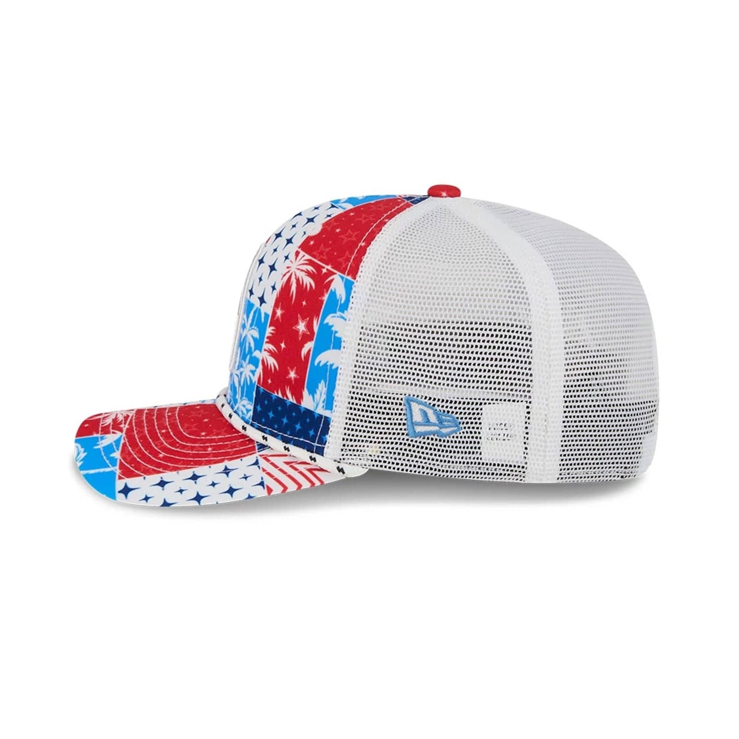 NBA All Star Game 2026 White 9SEVENTY Stretch Snap Adjustable Cap