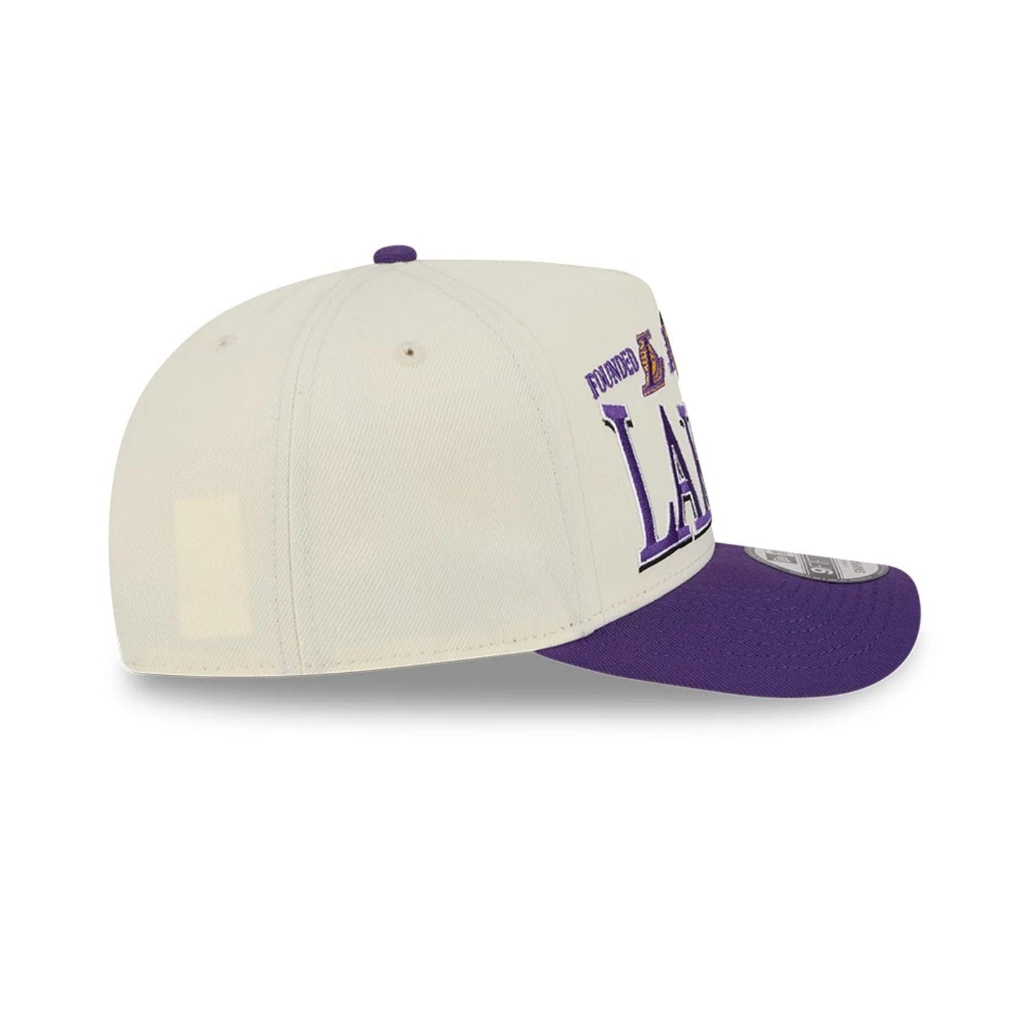 LA Lakers NBA All Star Game 2026 White 9FIFTY A-Frame Snapback Adjustable Cap