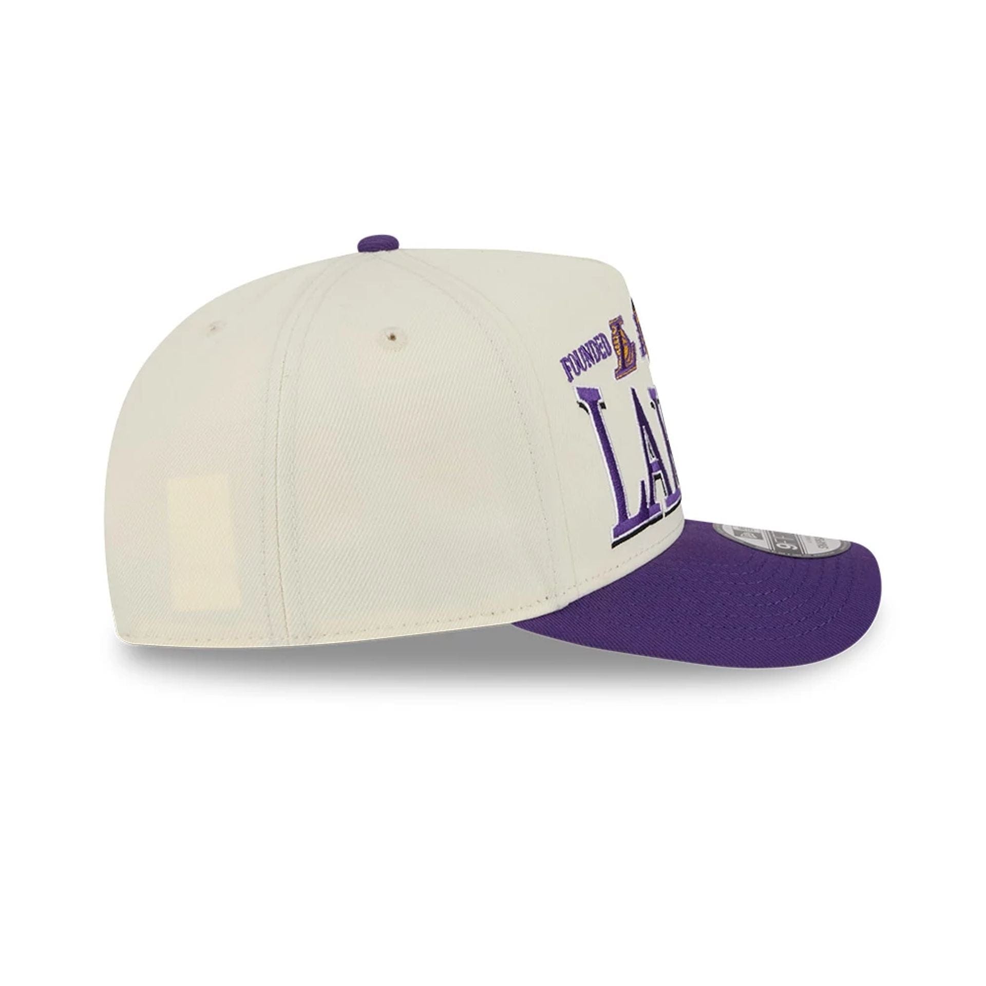 LA Lakers NBA All Star Game 2026 White 9FIFTY A-Frame Snapback Adjustable Cap