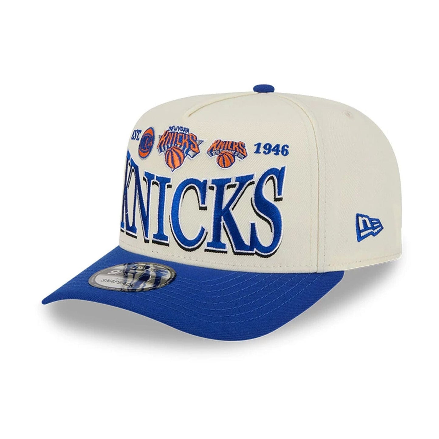 Knicks NBA All Star Game 2026 White 9FIFTY A-Frame Snapback Adjustable Cap