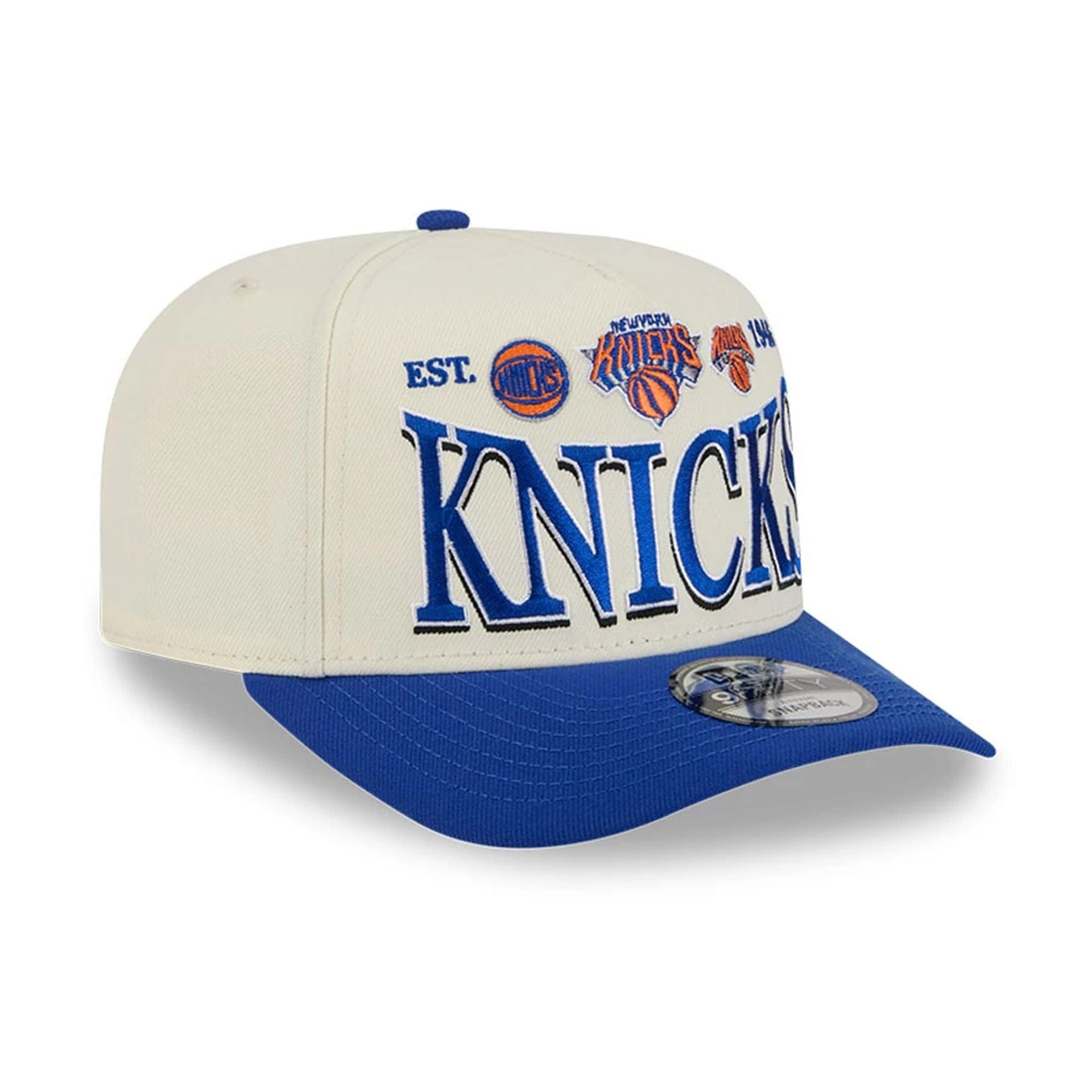 Knicks NBA All Star Game 2026 White 9FIFTY A-Frame Snapback Adjustable Cap