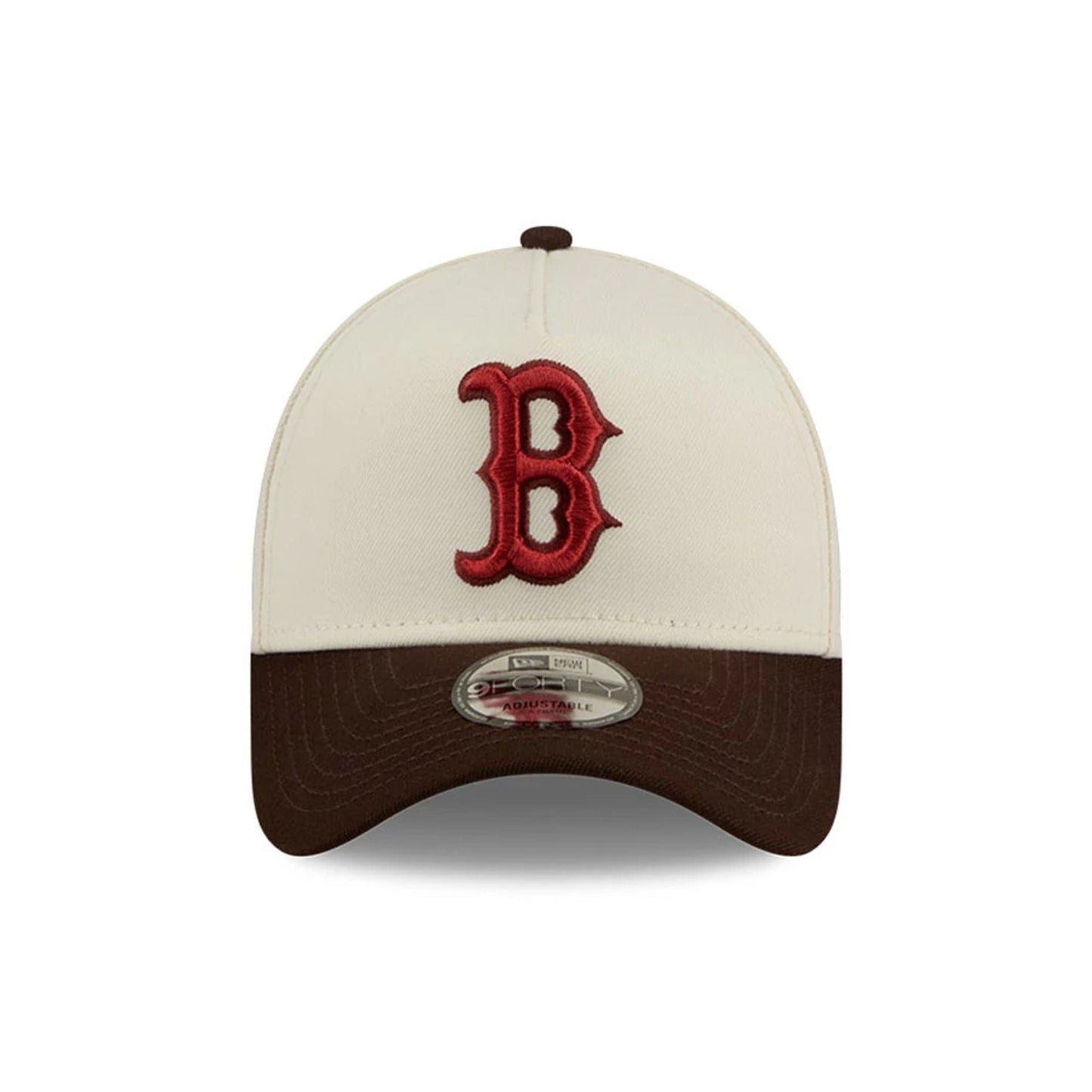 Boston Red Sox MLB City Script Cream 9FORTY A-Frame Adjustable Cap