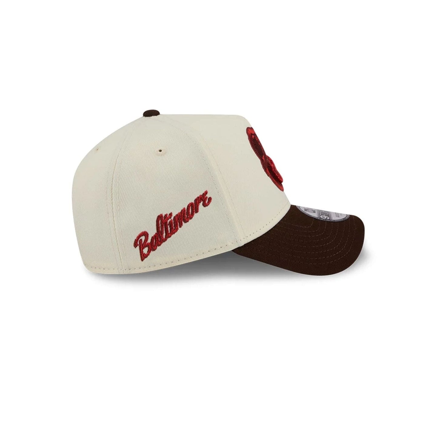 Baltimore Orioles MLB City Script Cream 9FORTY A-Frame Adjustable Cap