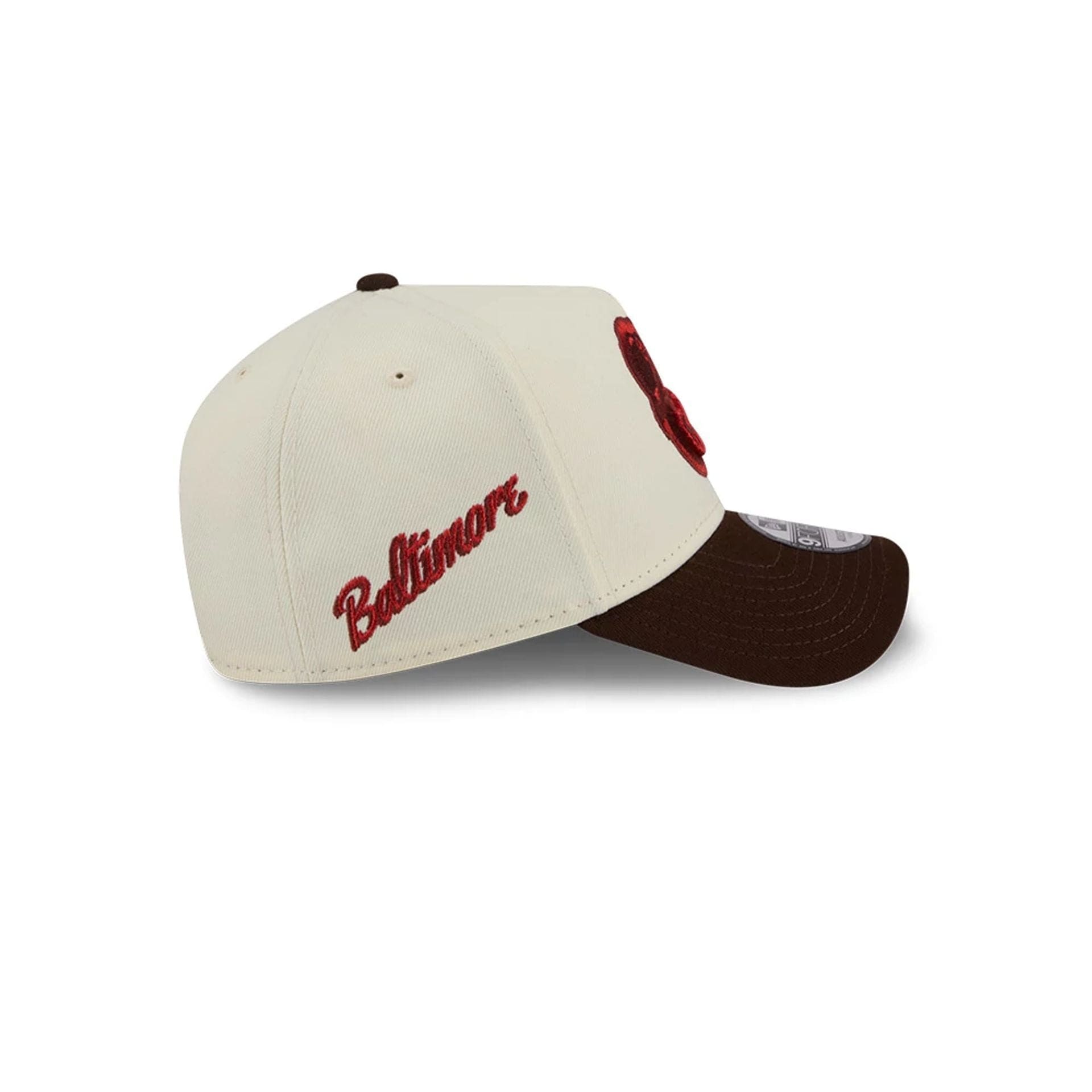 Baltimore Orioles MLB City Script Cream 9FORTY A-Frame Adjustable Cap