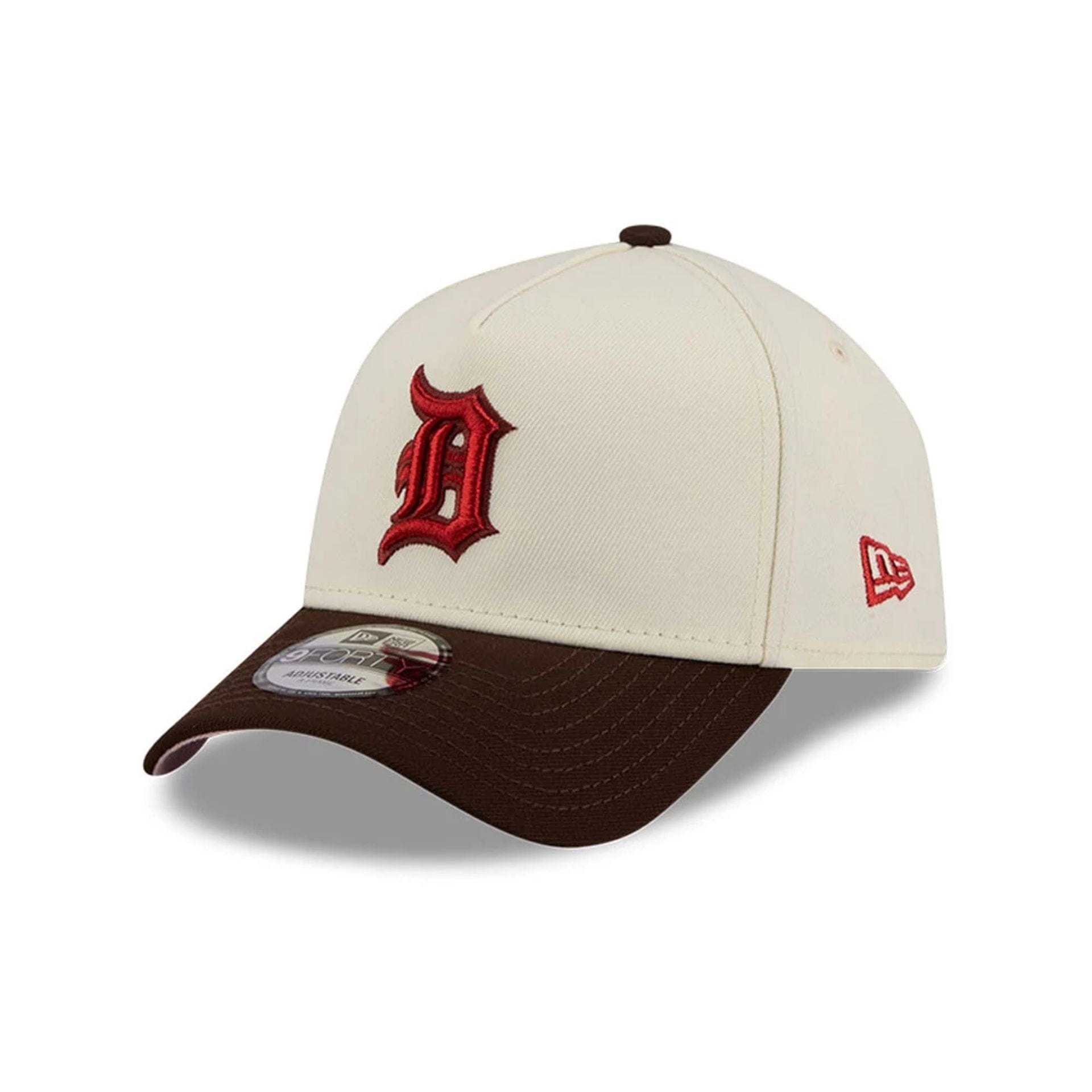 Detroit Tigers MLB City Script White 9FORTY A-Frame Adjustable Cap