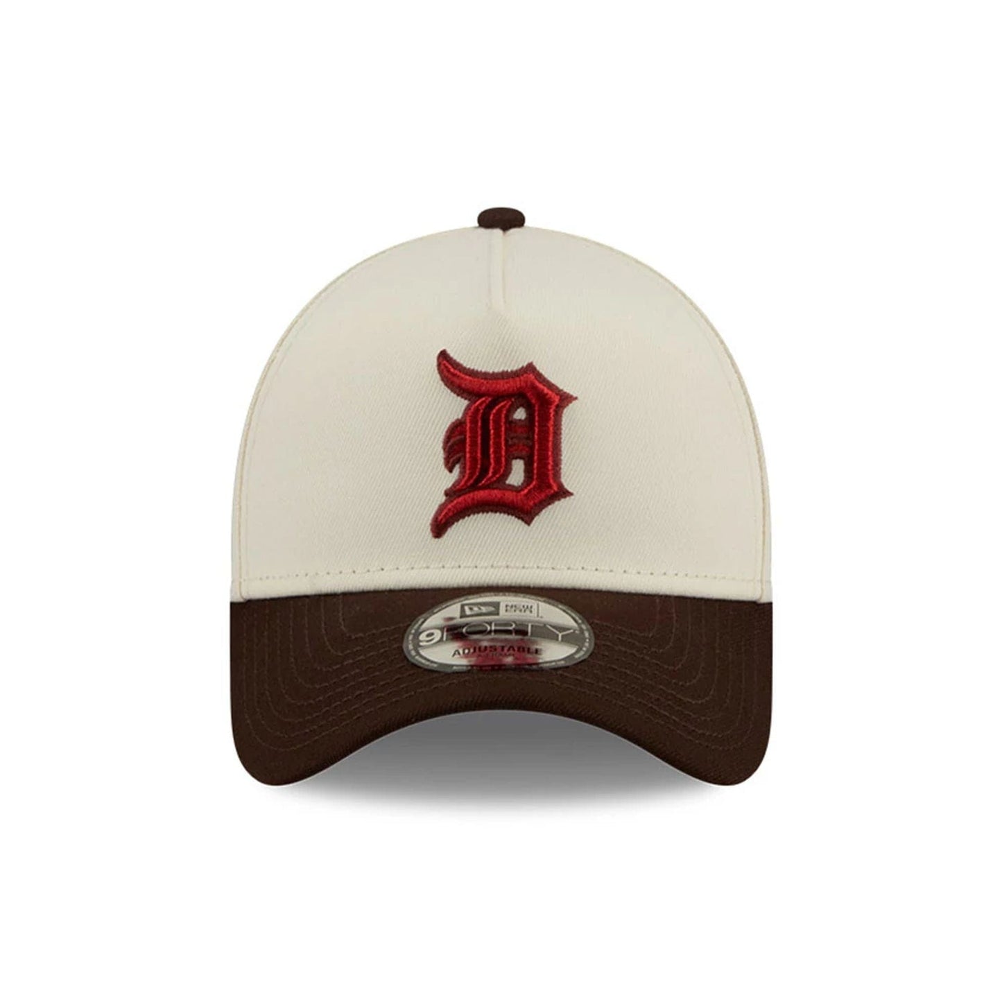 Detroit Tigers MLB City Script White 9FORTY A-Frame Adjustable Cap