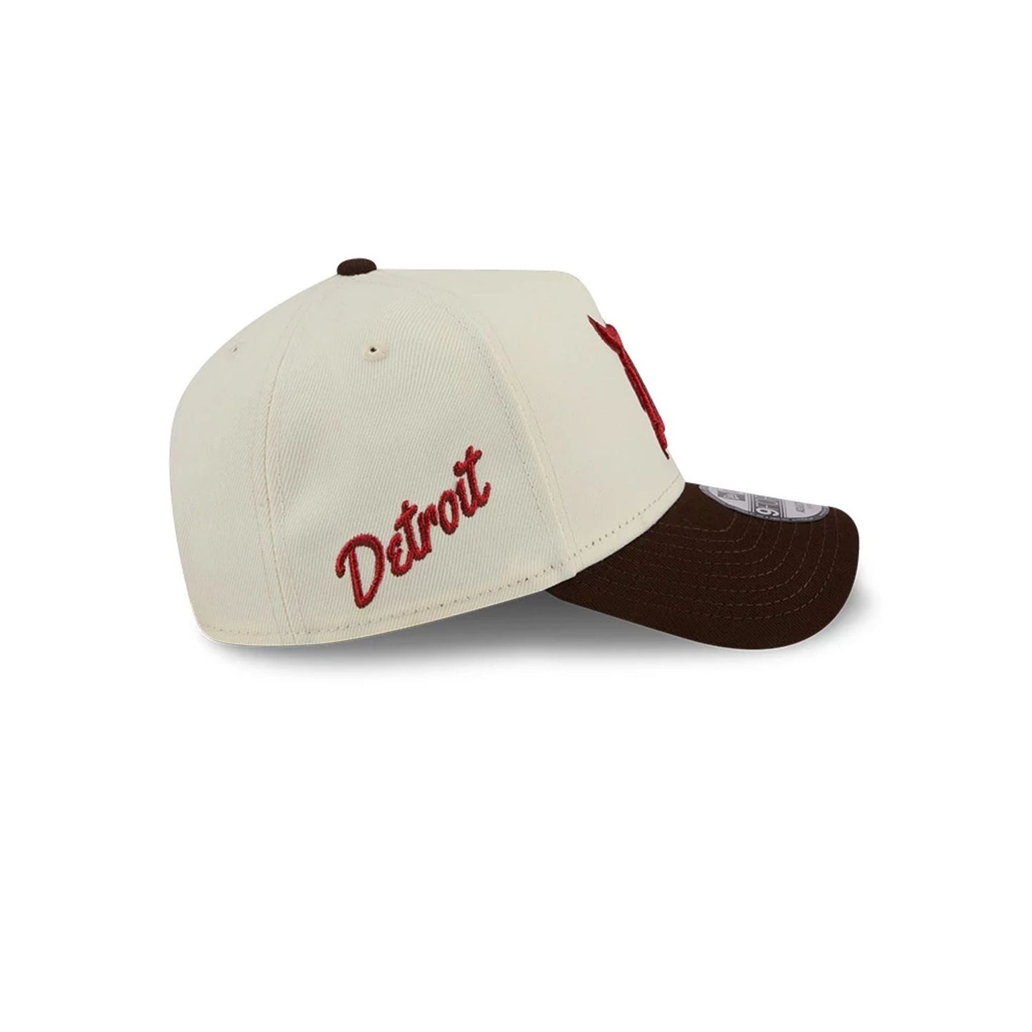 Detroit Tigers MLB City Script White 9FORTY A-Frame Adjustable Cap