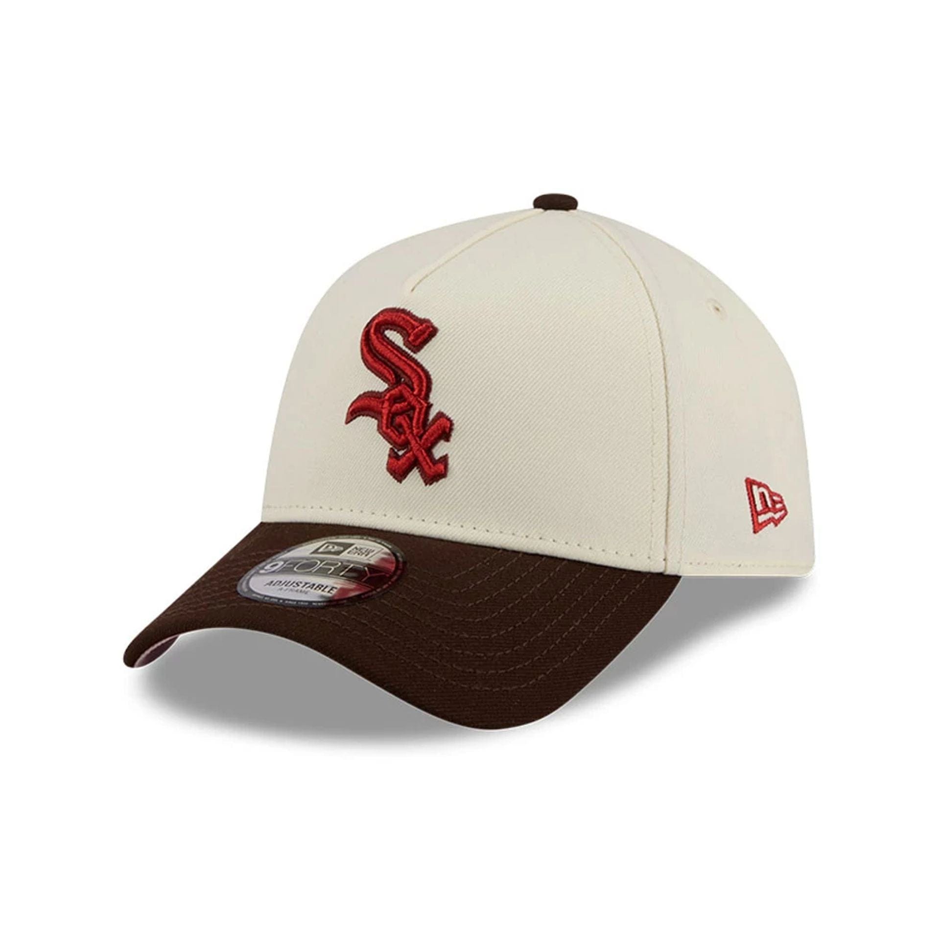 Chicago White Sox MLB City Script Cream 9FORTY A-Frame Adjustable Cap