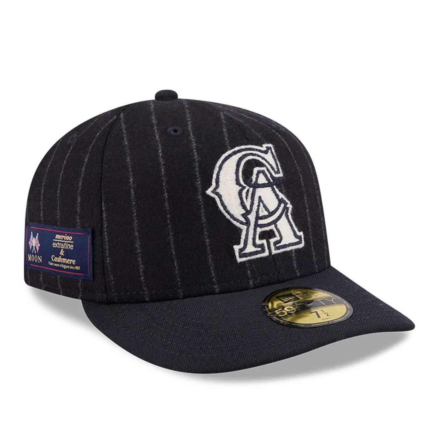 LA Angels MLB X Moon Navy 59FIFTY Fitted Cap